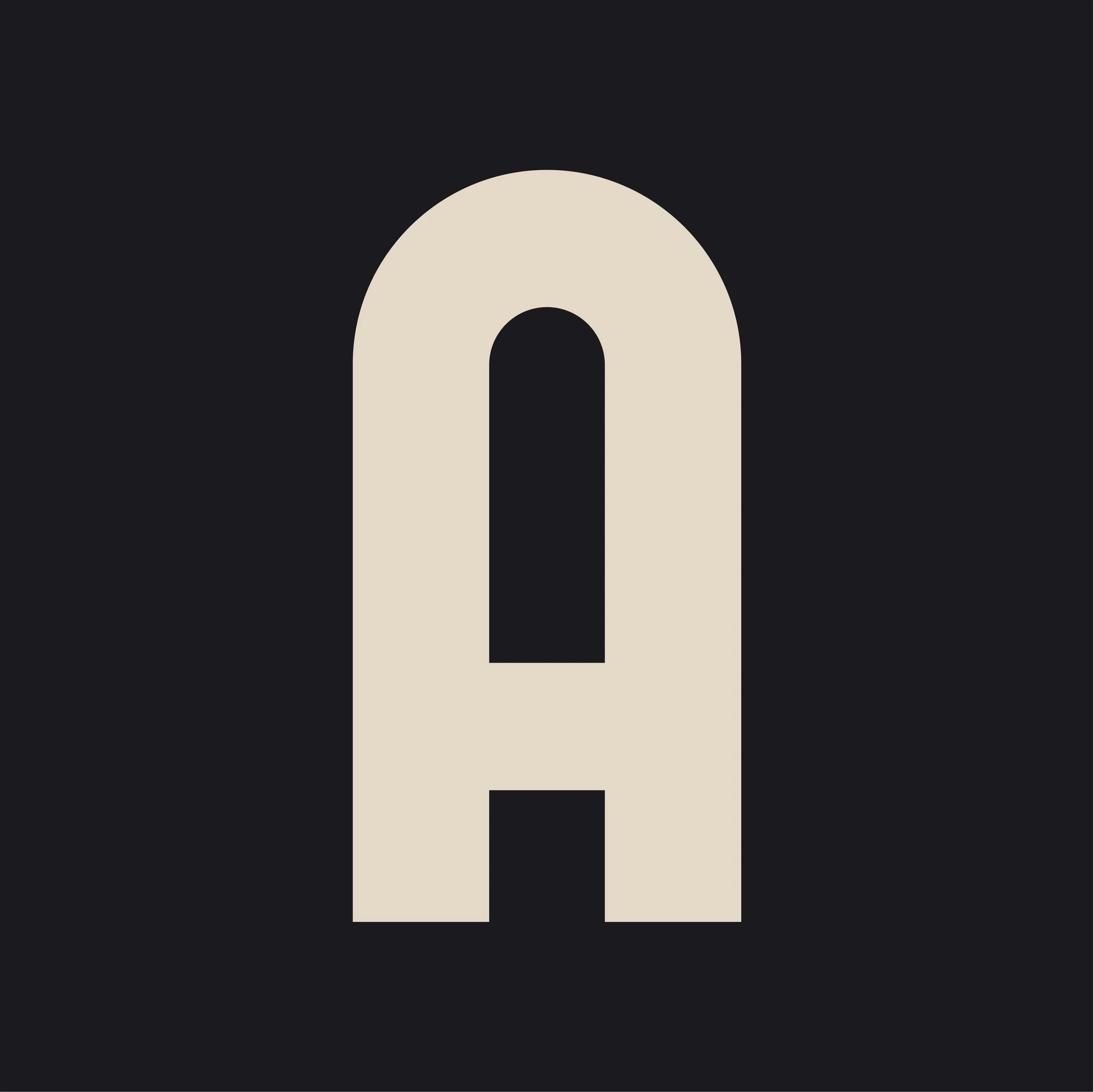 A A letter as a tribute to the iconic “A’dammer” cabinet designed by Aldo van den Nieuwelaar, Pastoe, timeless dutch furniture design, branding project by Automne Studio.