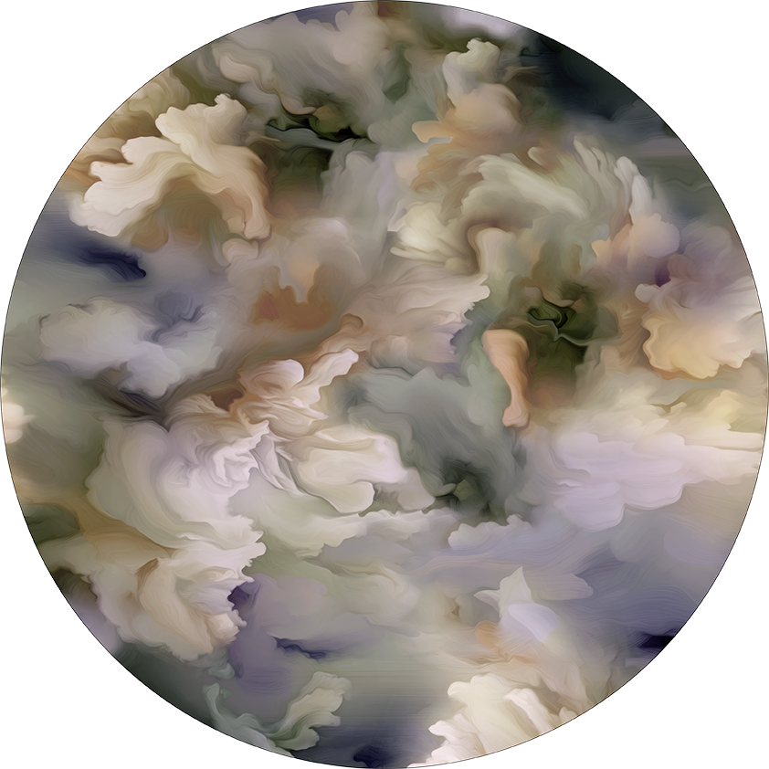 Pattern Moooi Aqua Flora Jasmine, pattern design and illustration project by Automne Studio.
