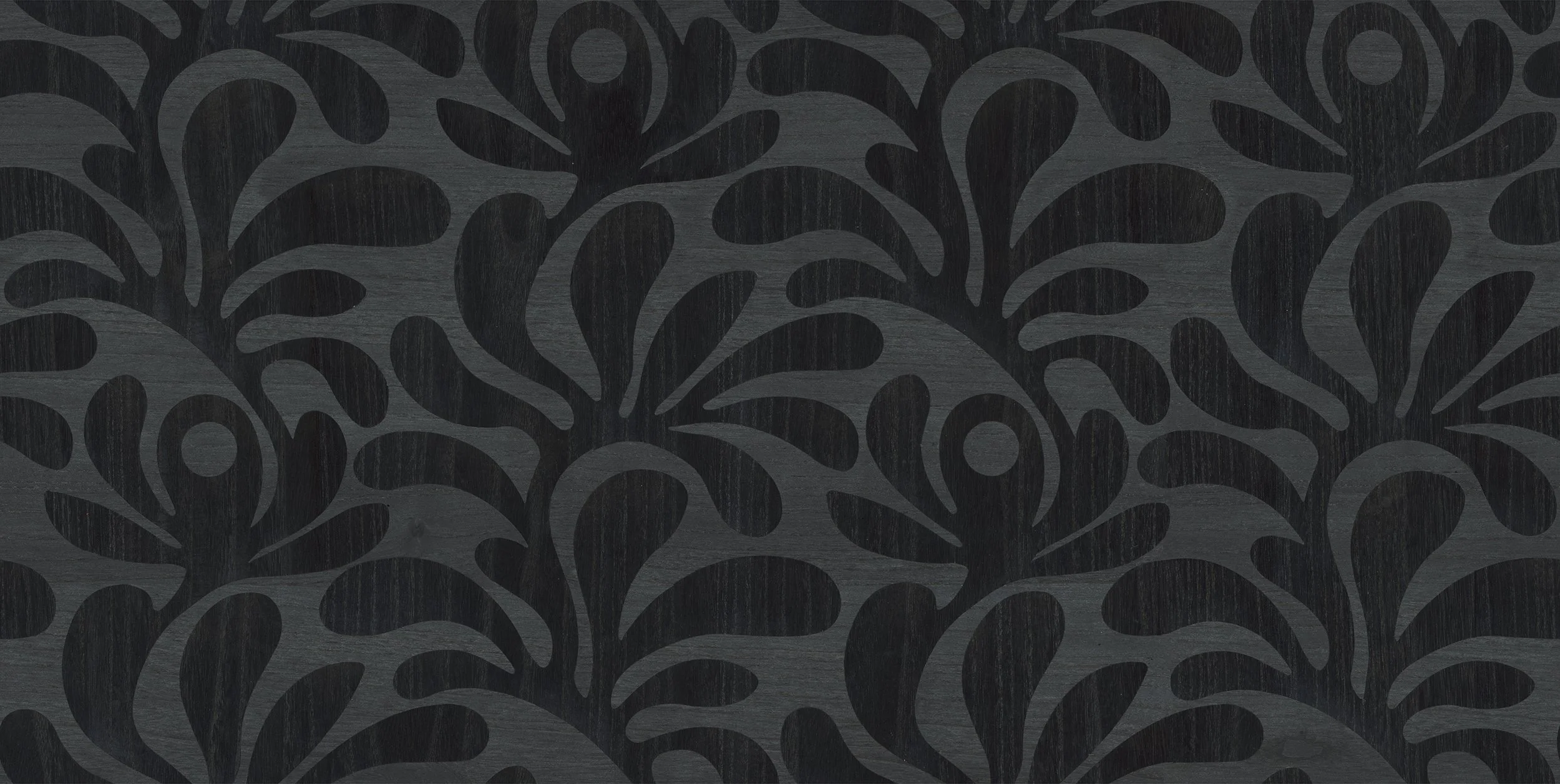 Pattern black beetle wip, Green House Collection by Moooi, illustration and branding project by Automne Studio.