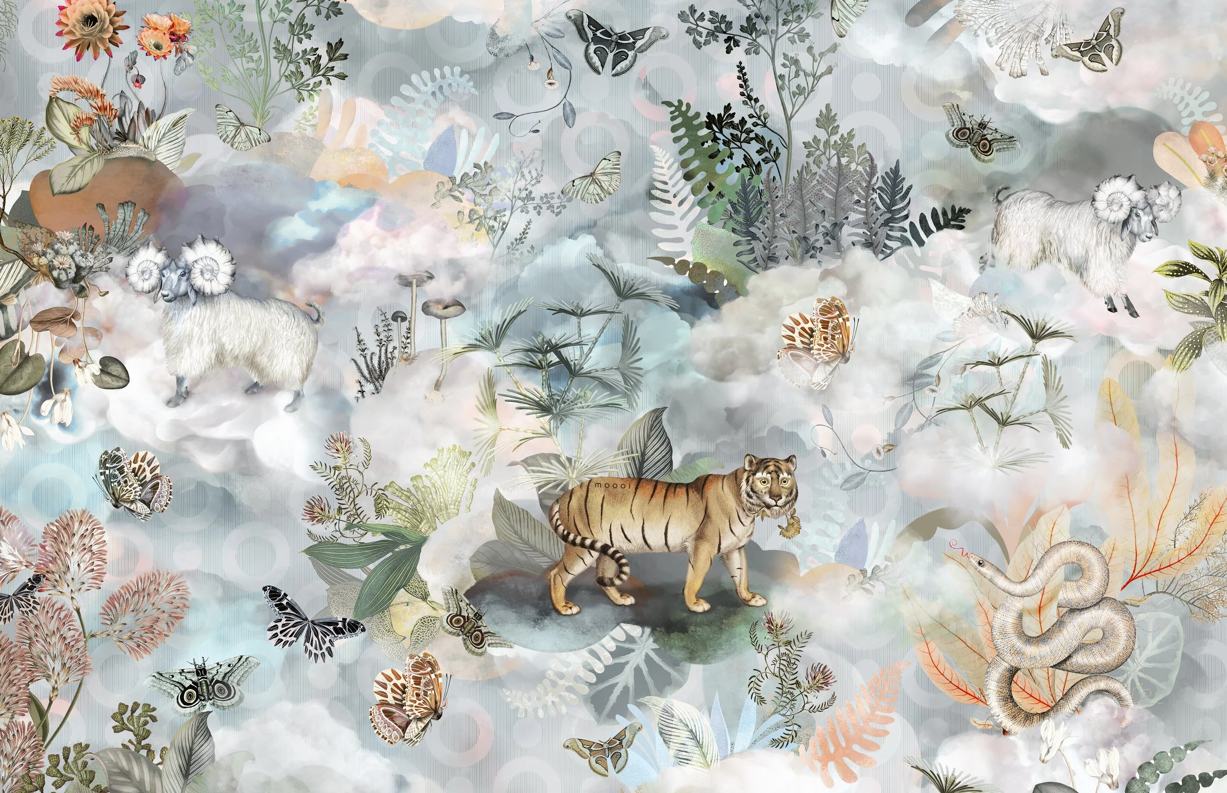 Moooi, Extinct Animals — Illustration & Branding