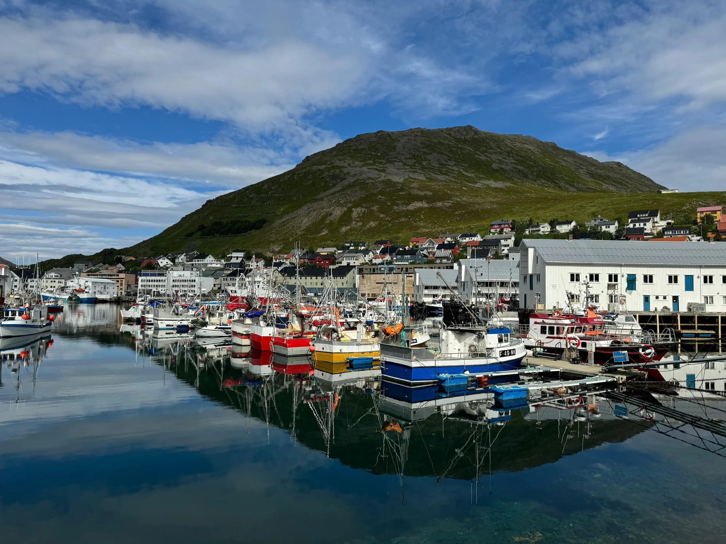 Port of Honningsvåg. North Cape