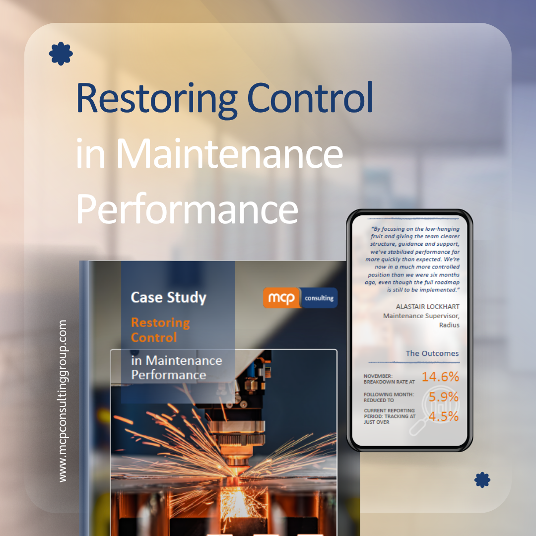 Restoring Control in Maintenance Performance with Radius