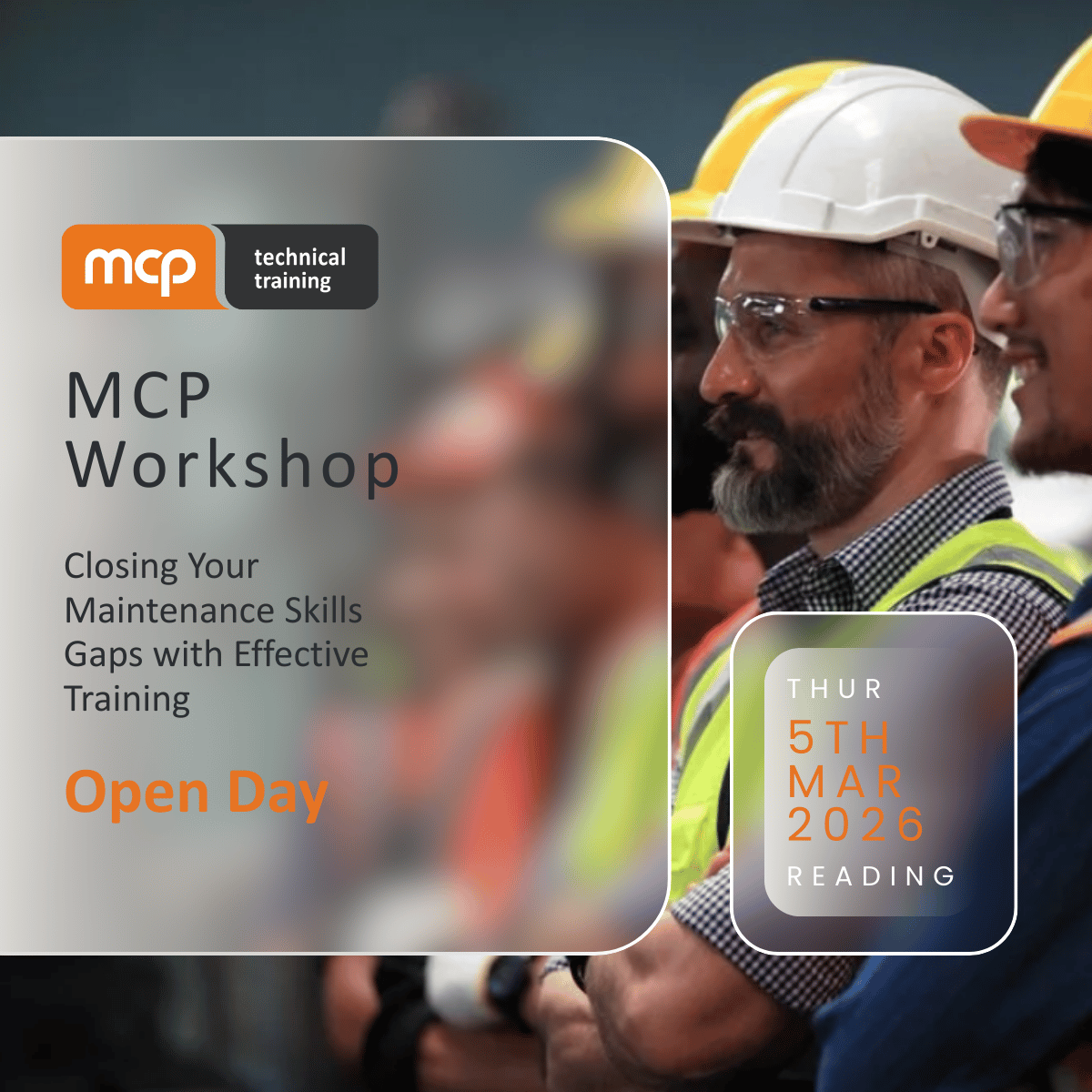 MCP Workshop - Closing Your Maintenance Skills Gaps with Effective Training