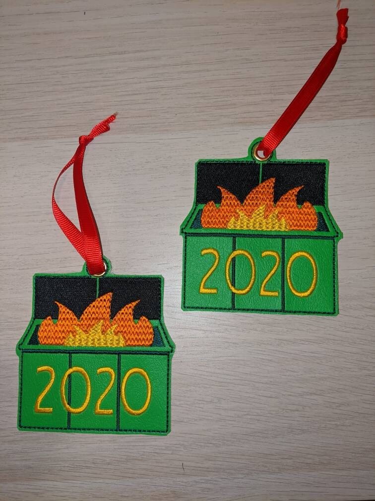 2020 Dumpster Fire Ornaments