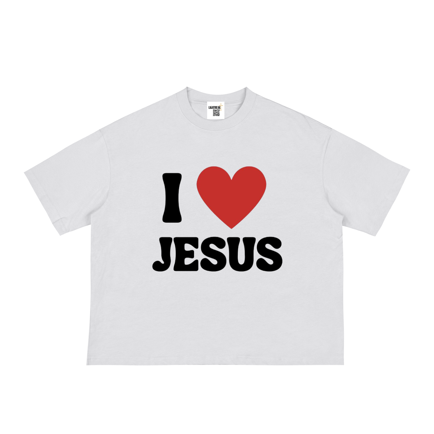 I LOVE JESUS | Loose Boxy Tee