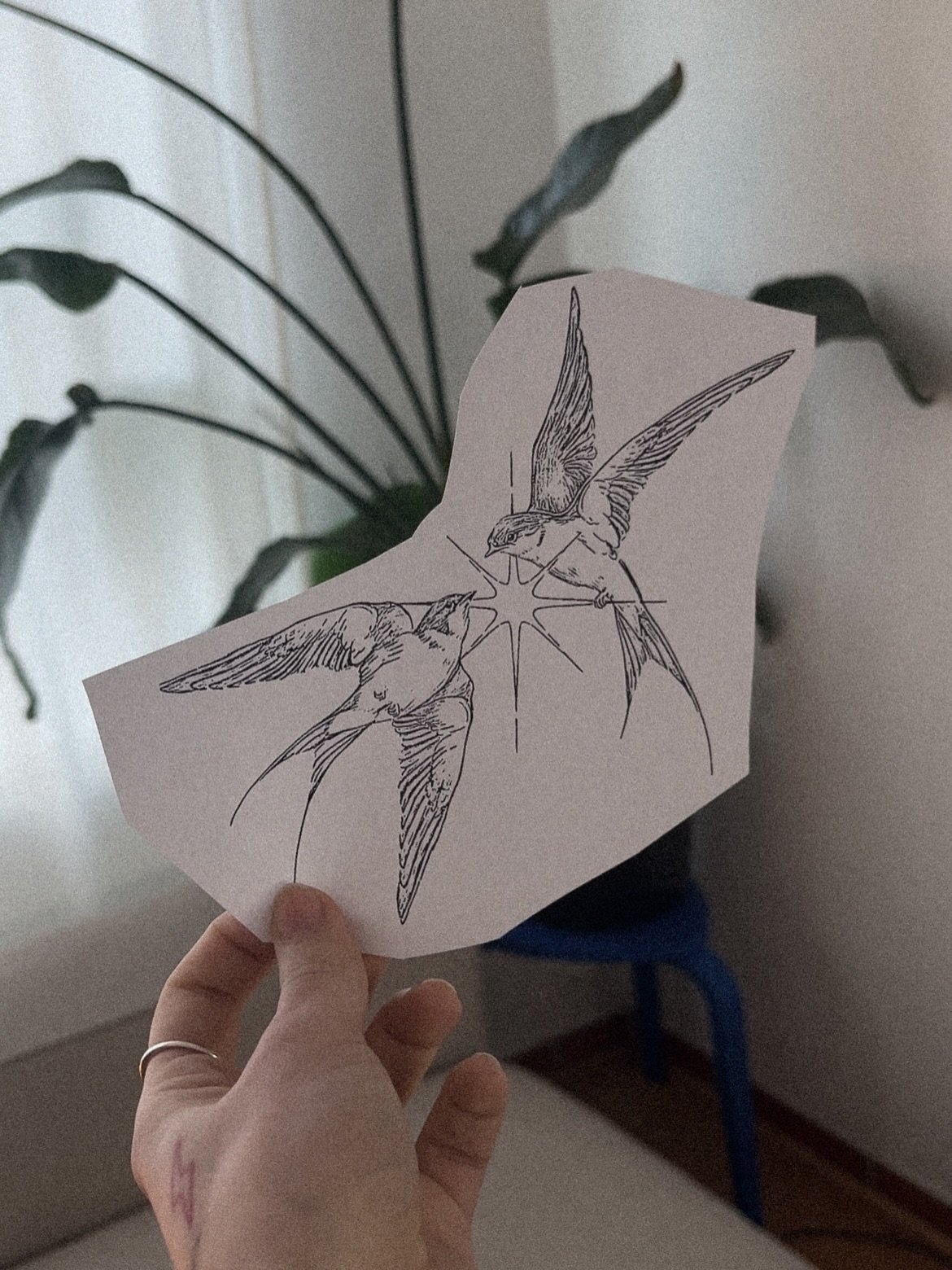 swipe to see the finished tattoo!