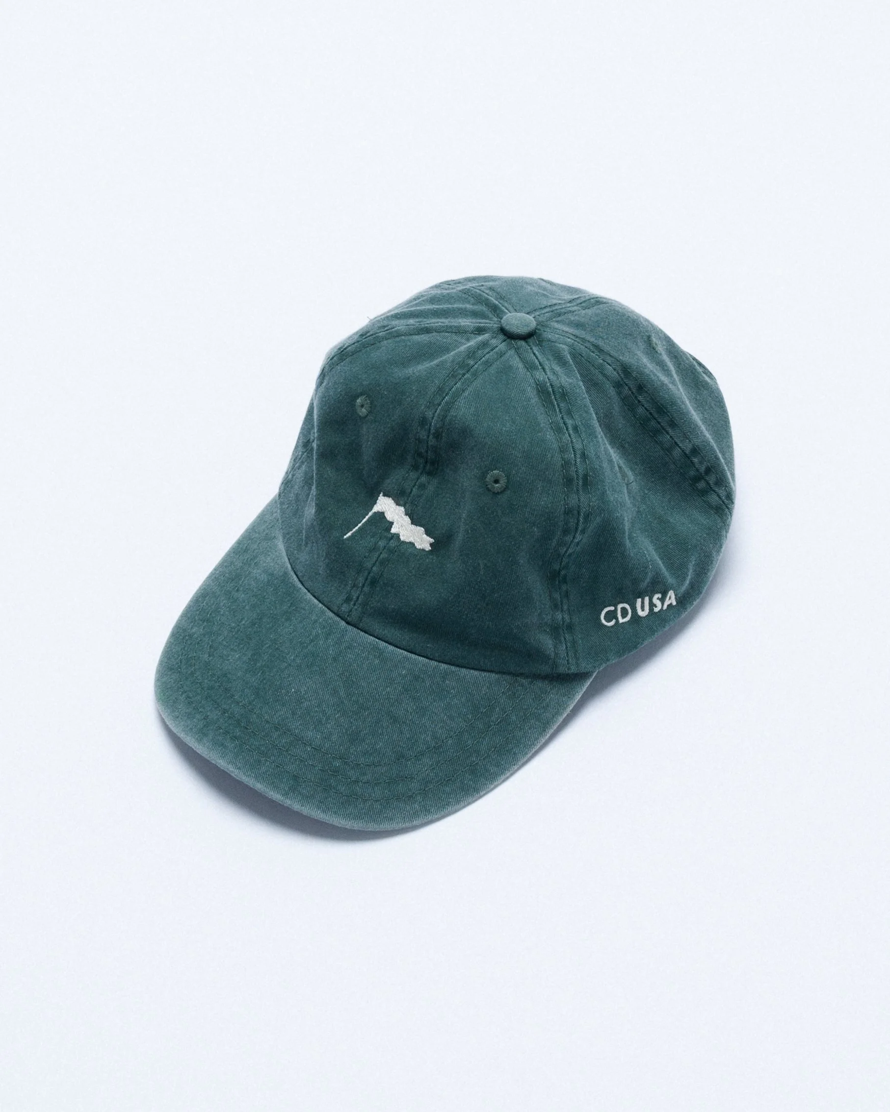 Vintage CD U.S.A. Flag Leather Strapback Hat