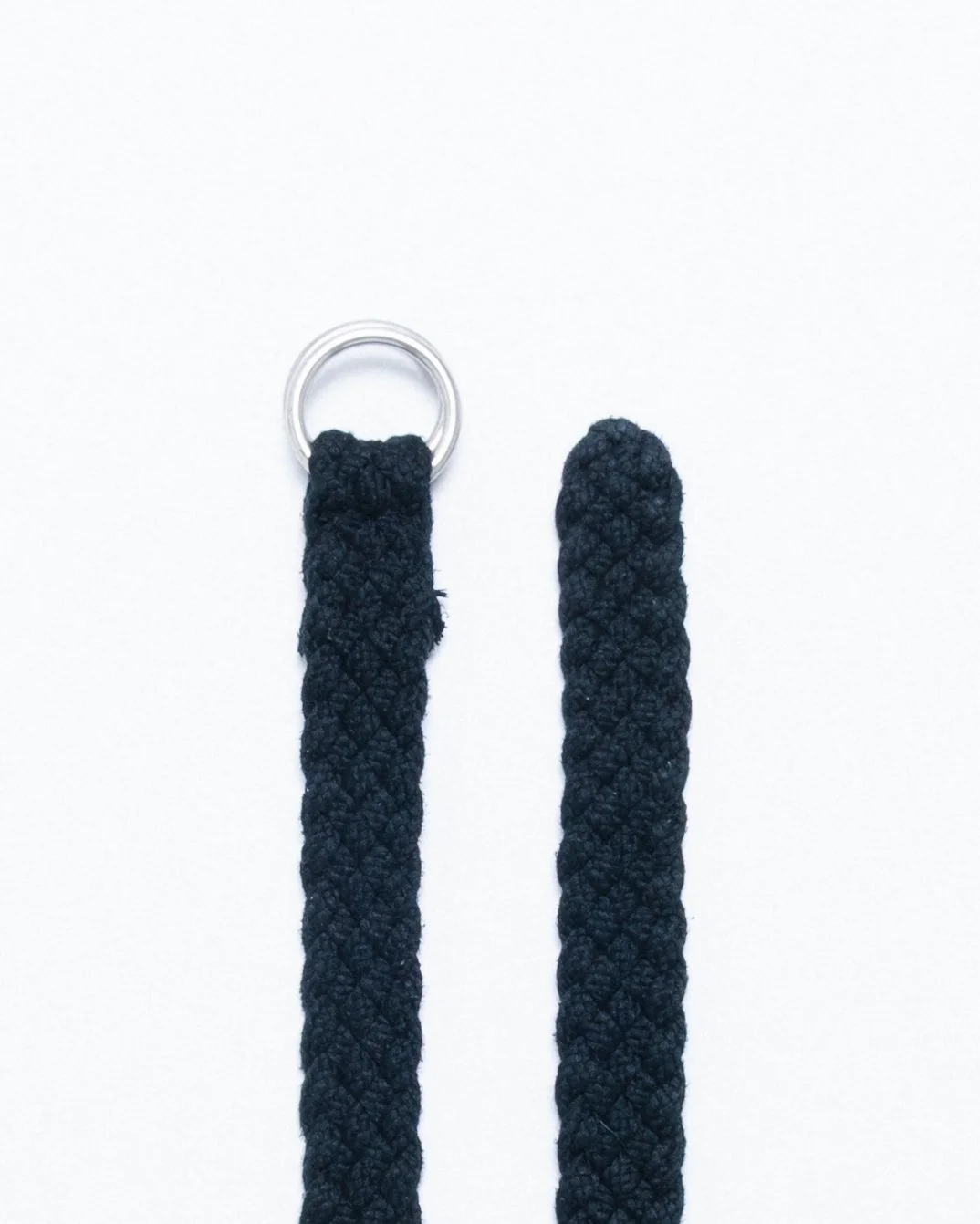 Vintage Size Medium Braided D-Ring Belt