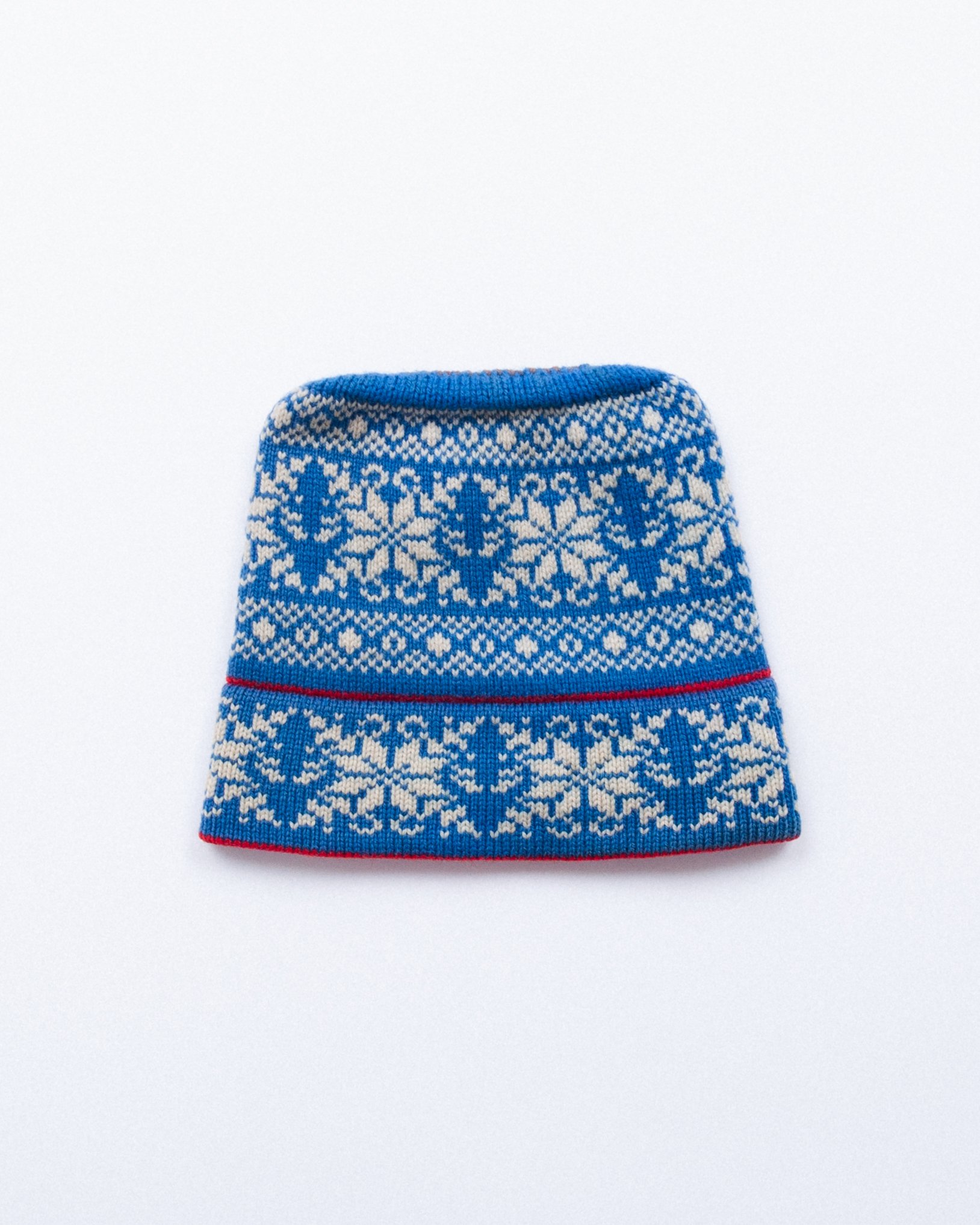 1970's Fair Isle Snowflake Ski Cap