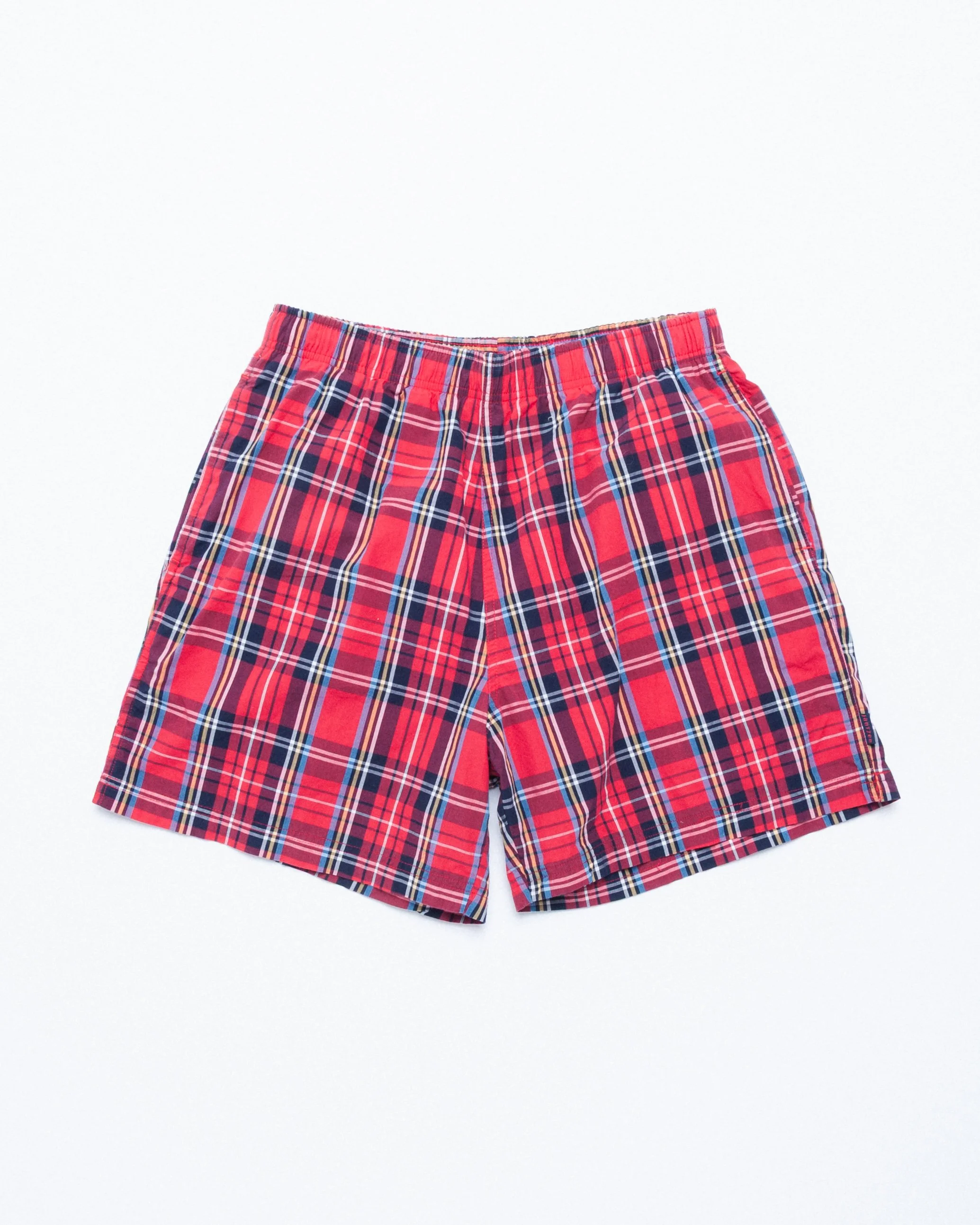 1990's Size Medium Jantzen Plaid Swimming Trunks
