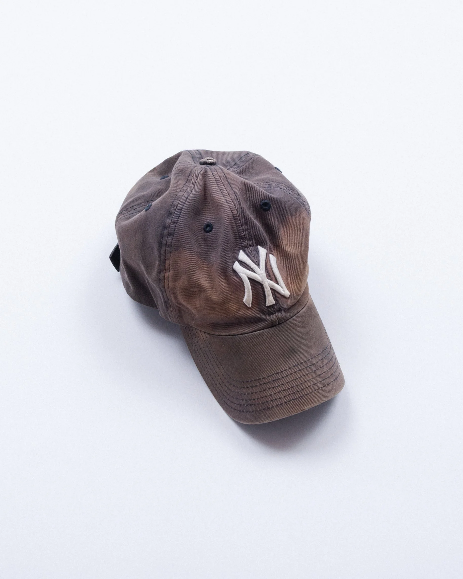 Vintage Distressed New York Yankees Strap Back Hat