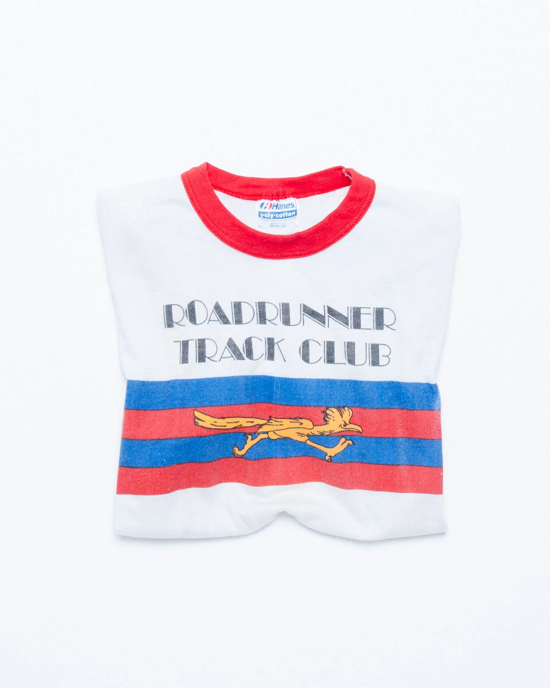 1980's Size Small Road Runner Track Club Ringer T-Shirt