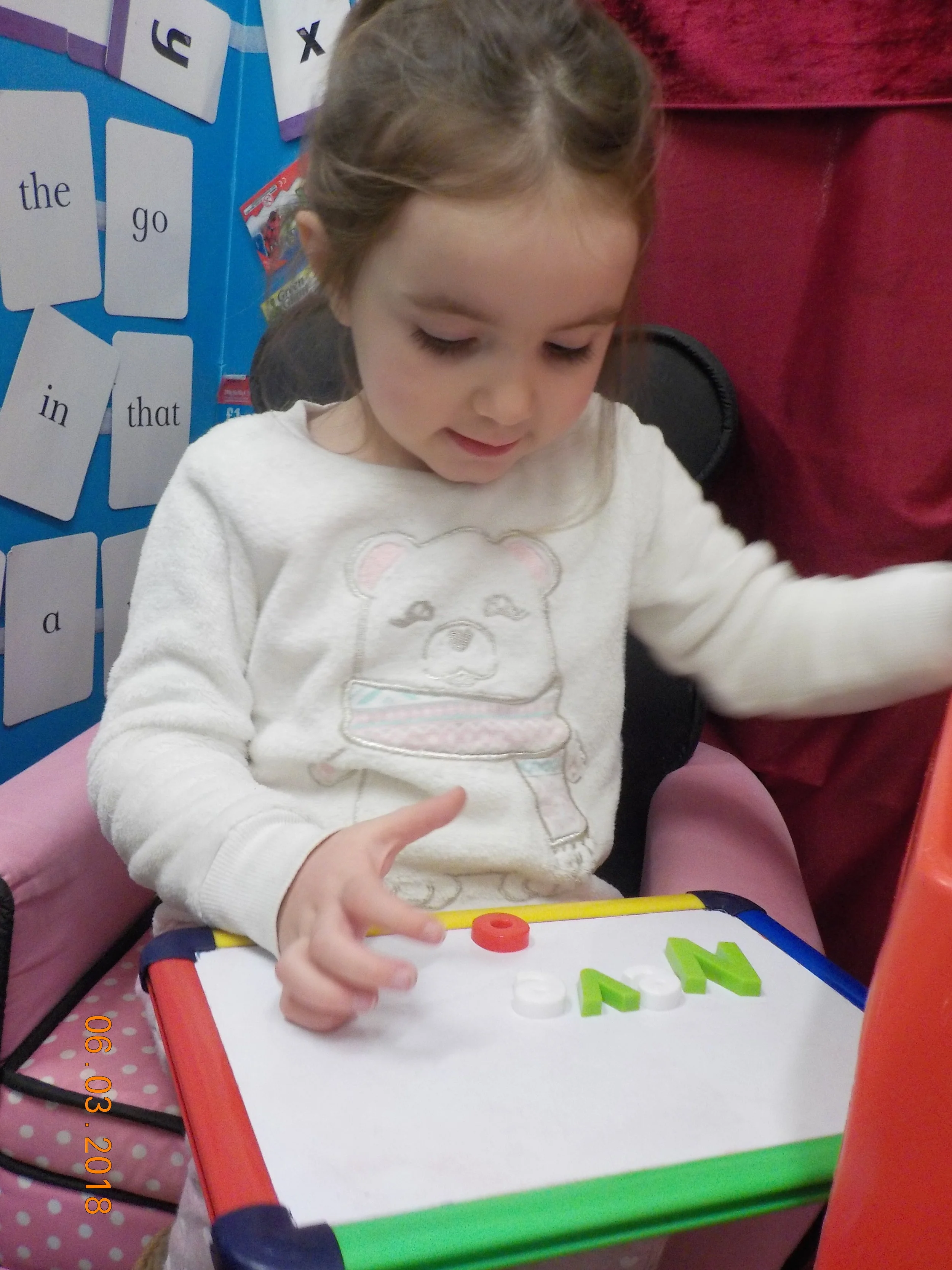 Phonics in the reading corner