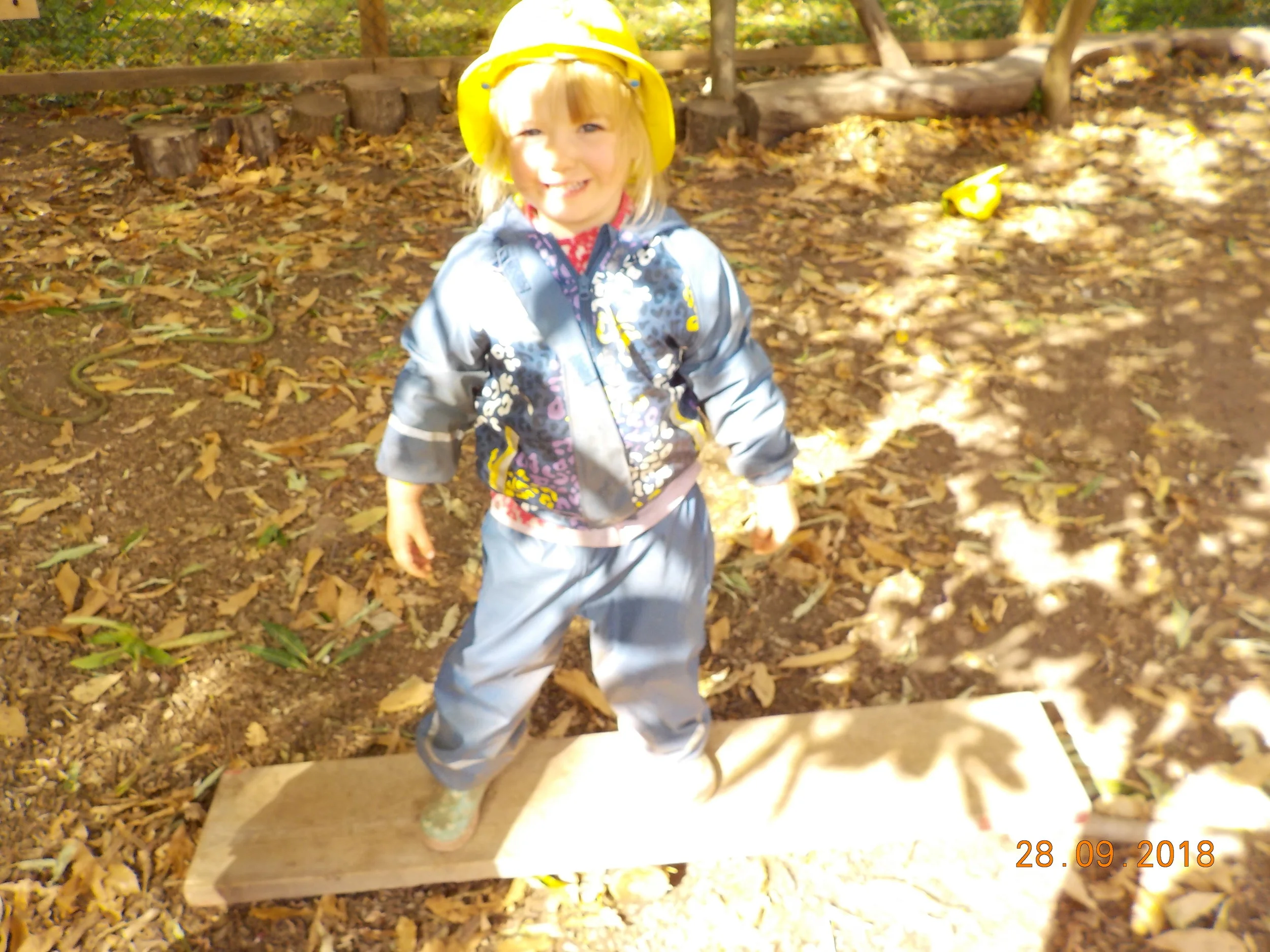 Outdoor play in sunshine