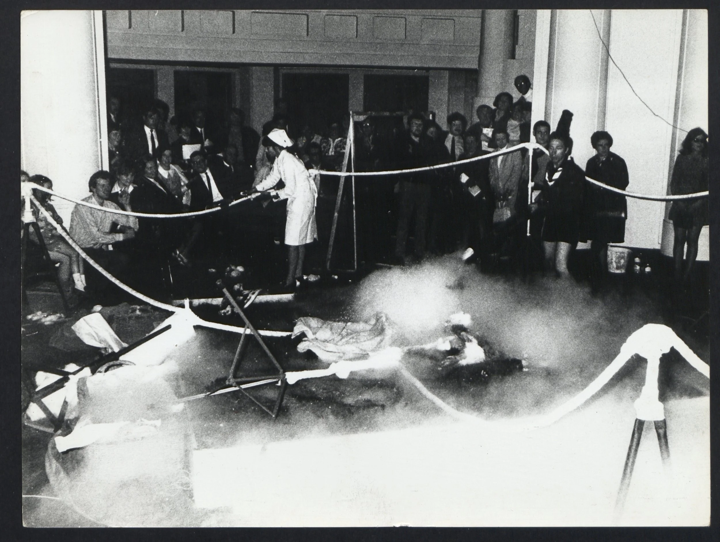 Foto totaaltheater Clito, Brussel, 1968. Fotograaf onbekend. 