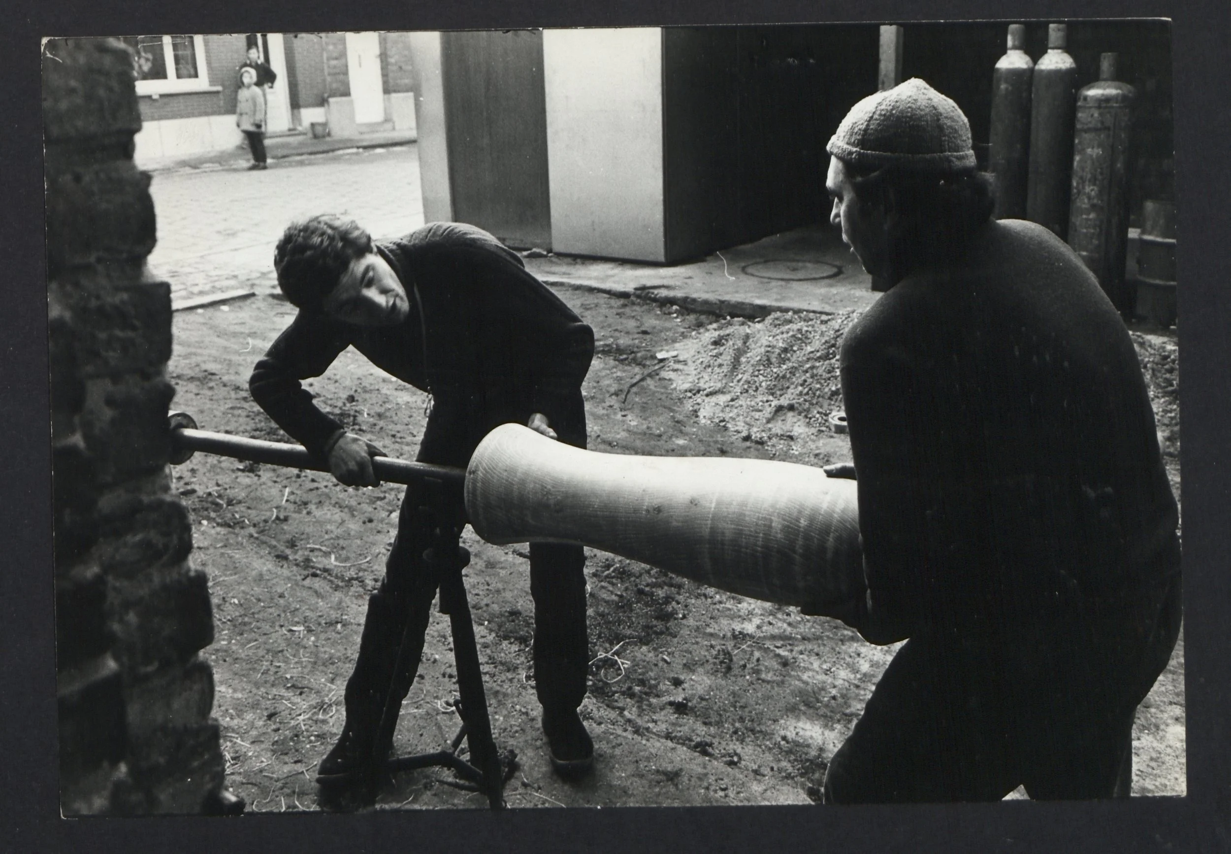 Foto Roland Van den Berghe, 1969. Fotograaf onbekend.