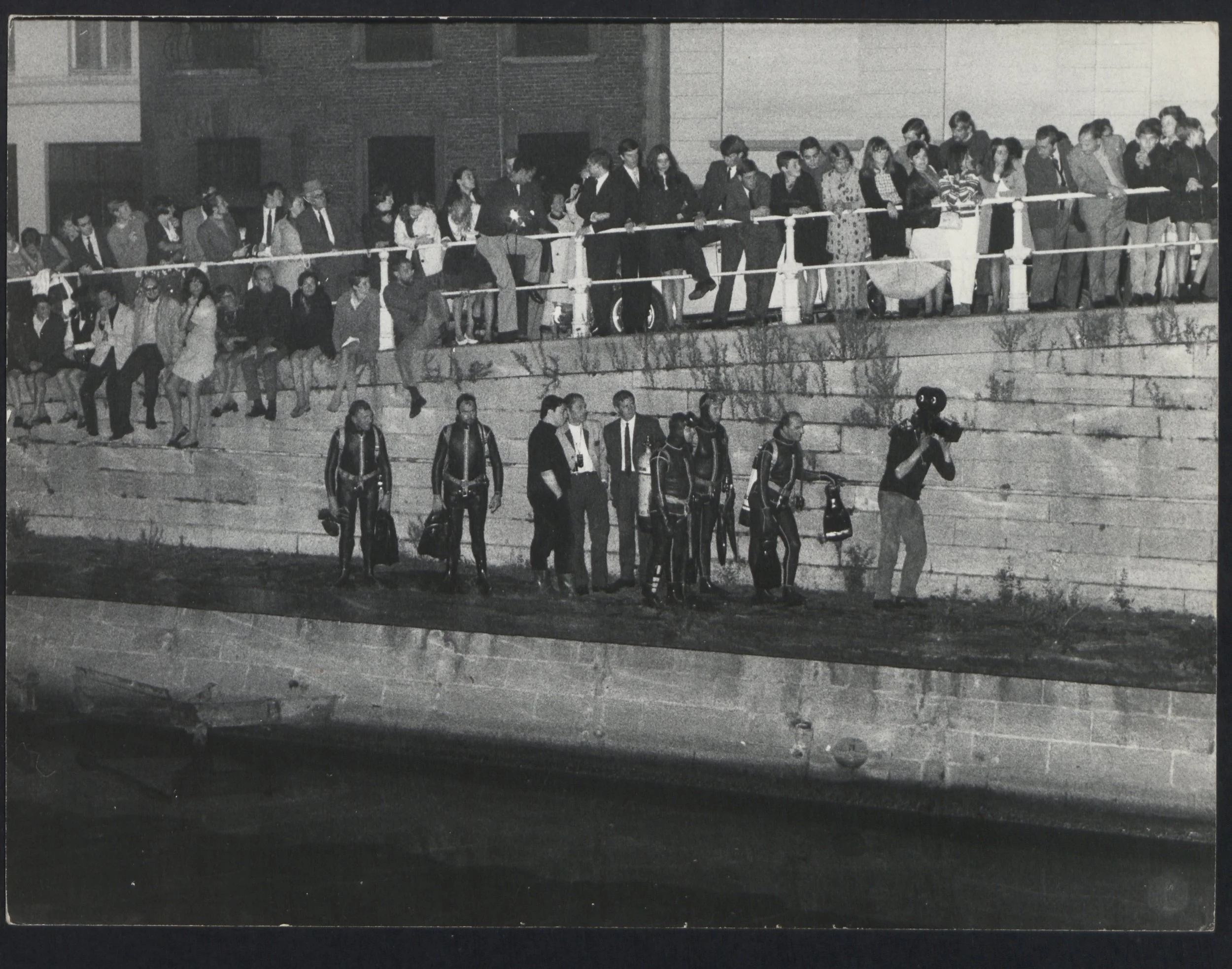 Photo of the Clysma Total Theater, Ghent, 1968. Photographer: Roland Van den Berghe.