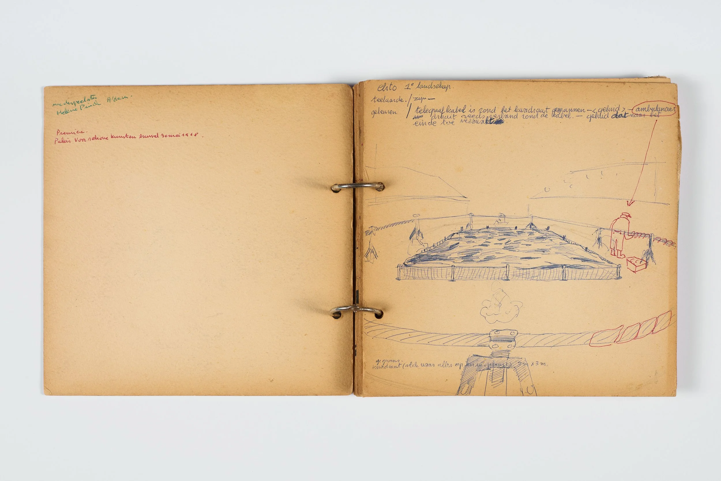 Ontwerpschets Clito, 1968. 