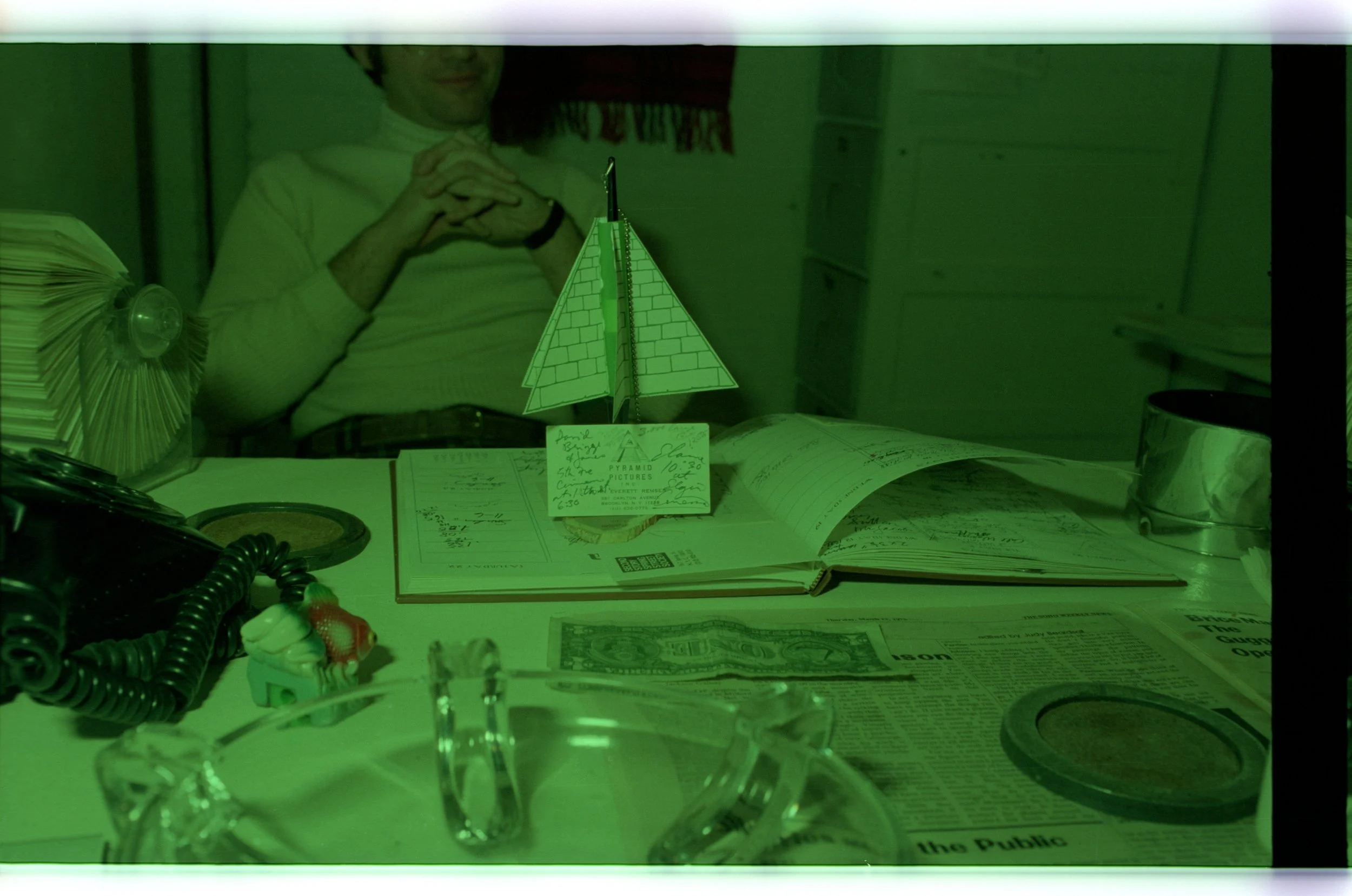 Photo Cooper Union, New York, 1975. Photographer Roland Van den Berghe.