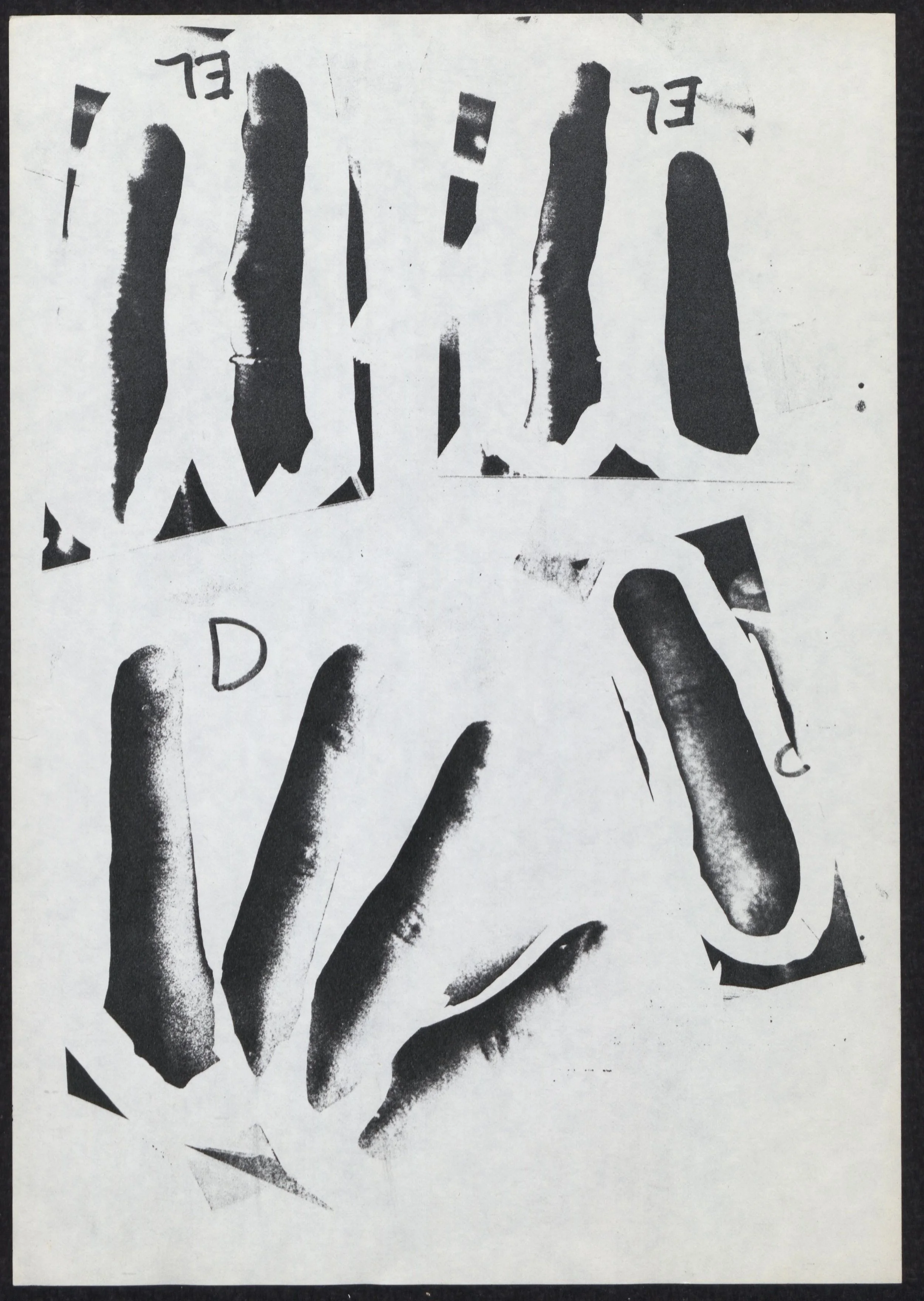 Ontwerp Kollectieve Kollage, 1976. 