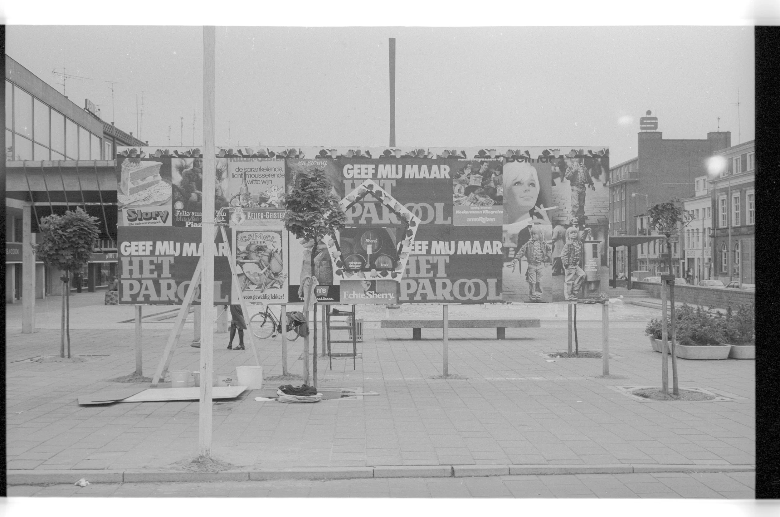 Foto Kollectieve Kollage, Arnhem, 1976. Fotograaf Roland Van den Berghe.