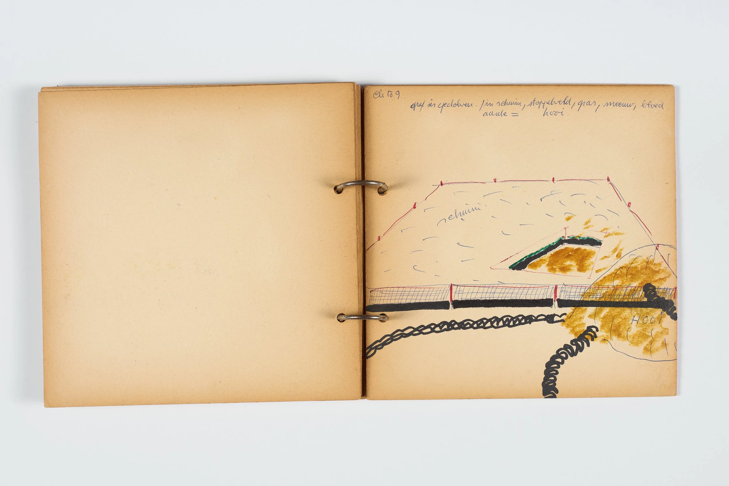 Ontwerpschets Clito, 1968. 