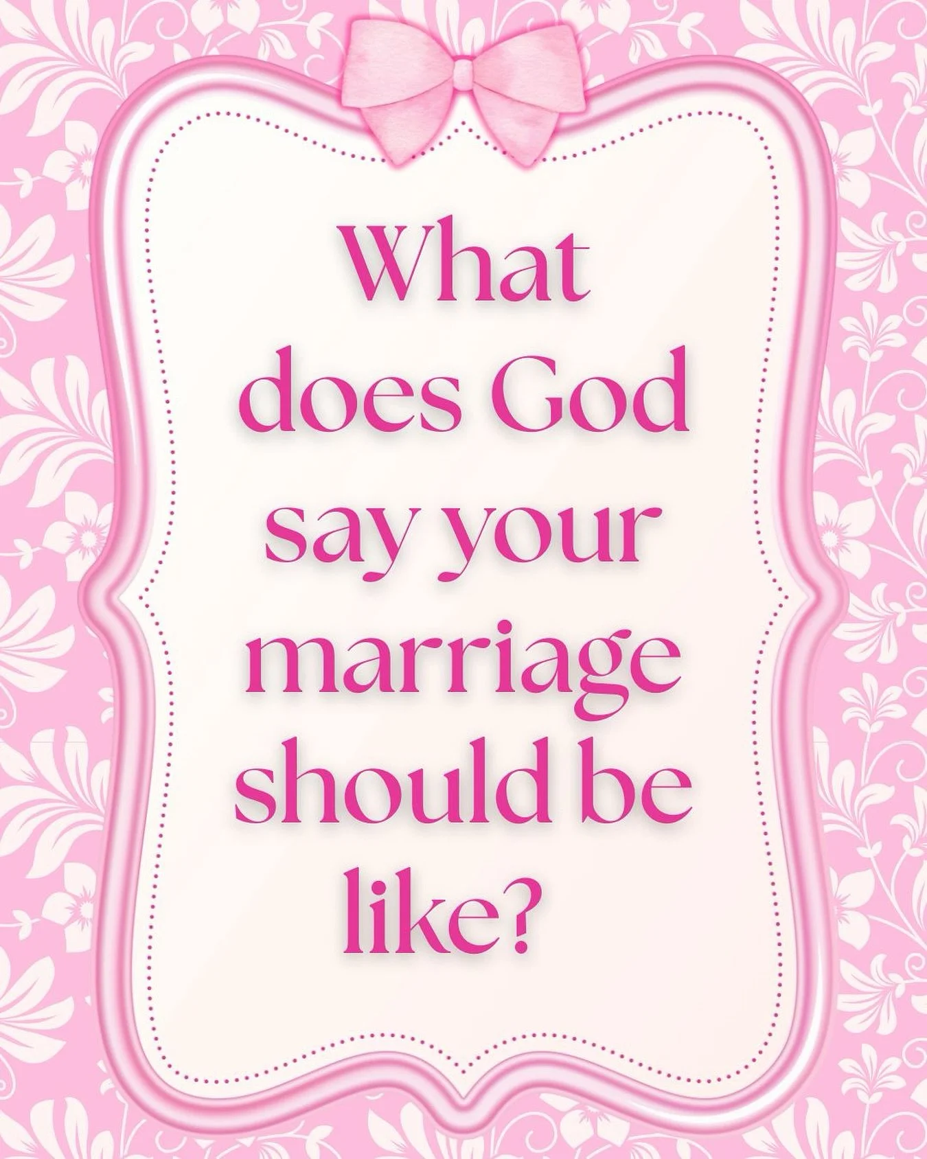 Find out below 👇🏼💕 

&ldquo;Out of respect for Christ, be courteously reverent to one another. 

Wives, understand and support your husbands in ways that show your support for Christ. 

The husband provides leadership to his wife the way Christ do