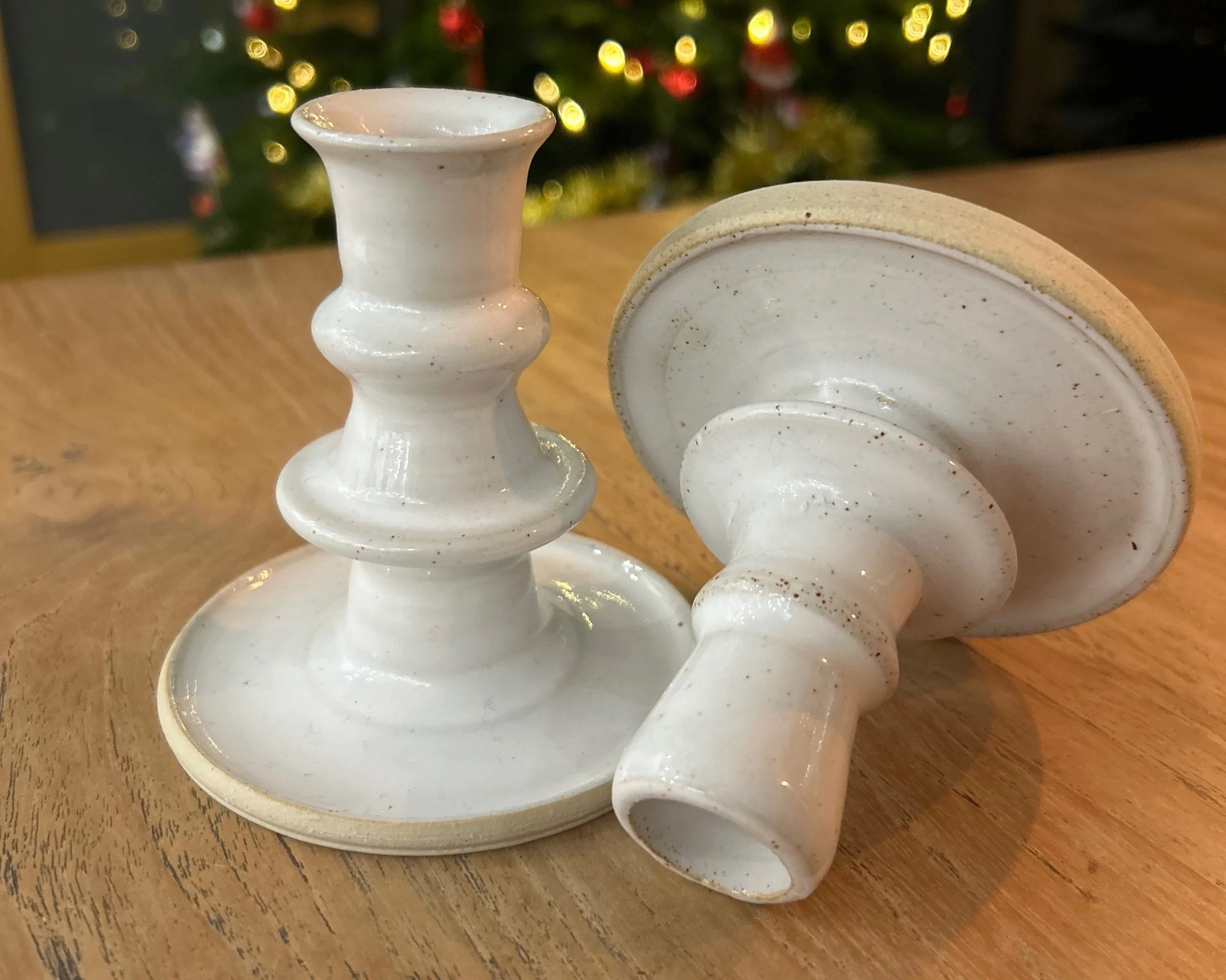 White candlesticks 