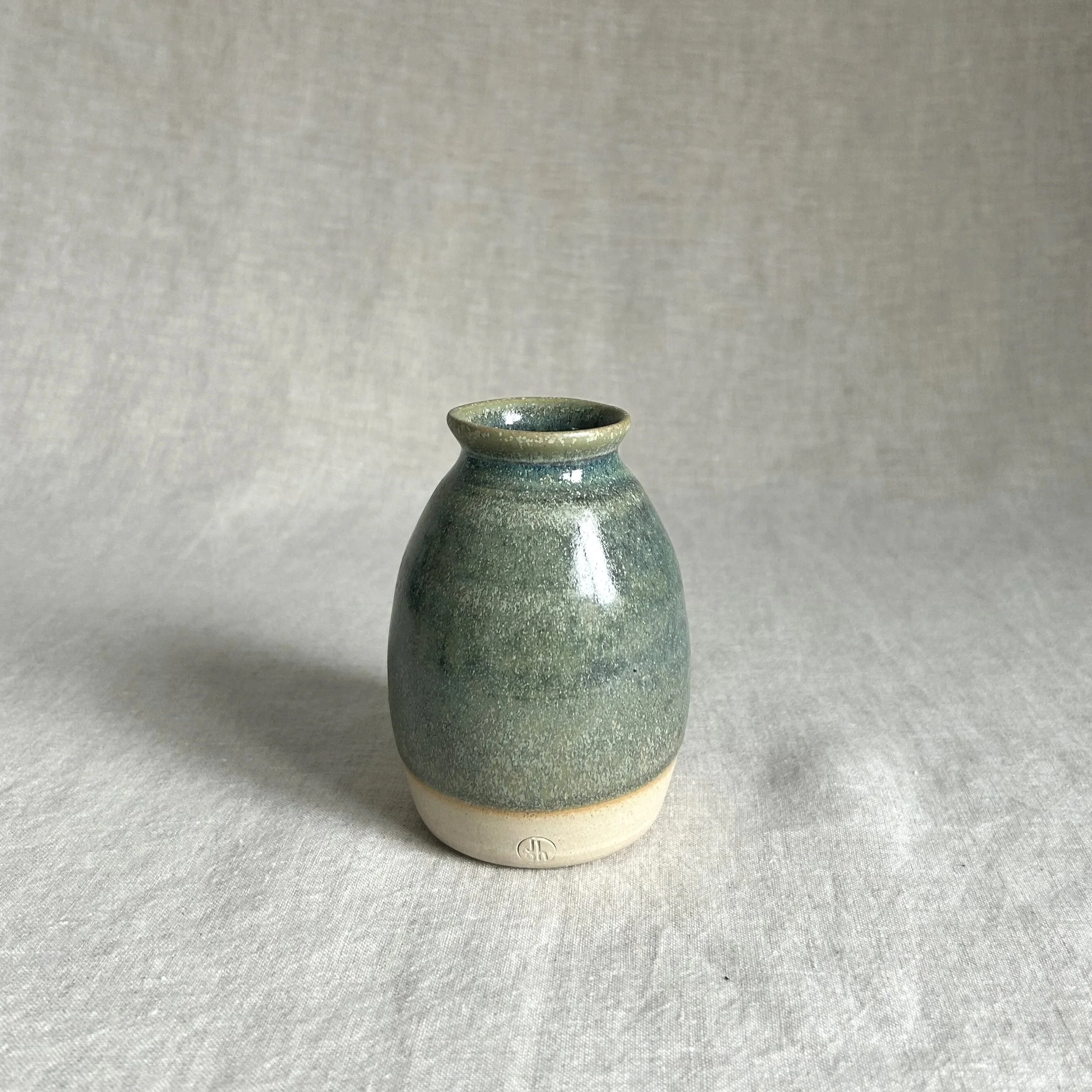 Lichen Green Bud Vase