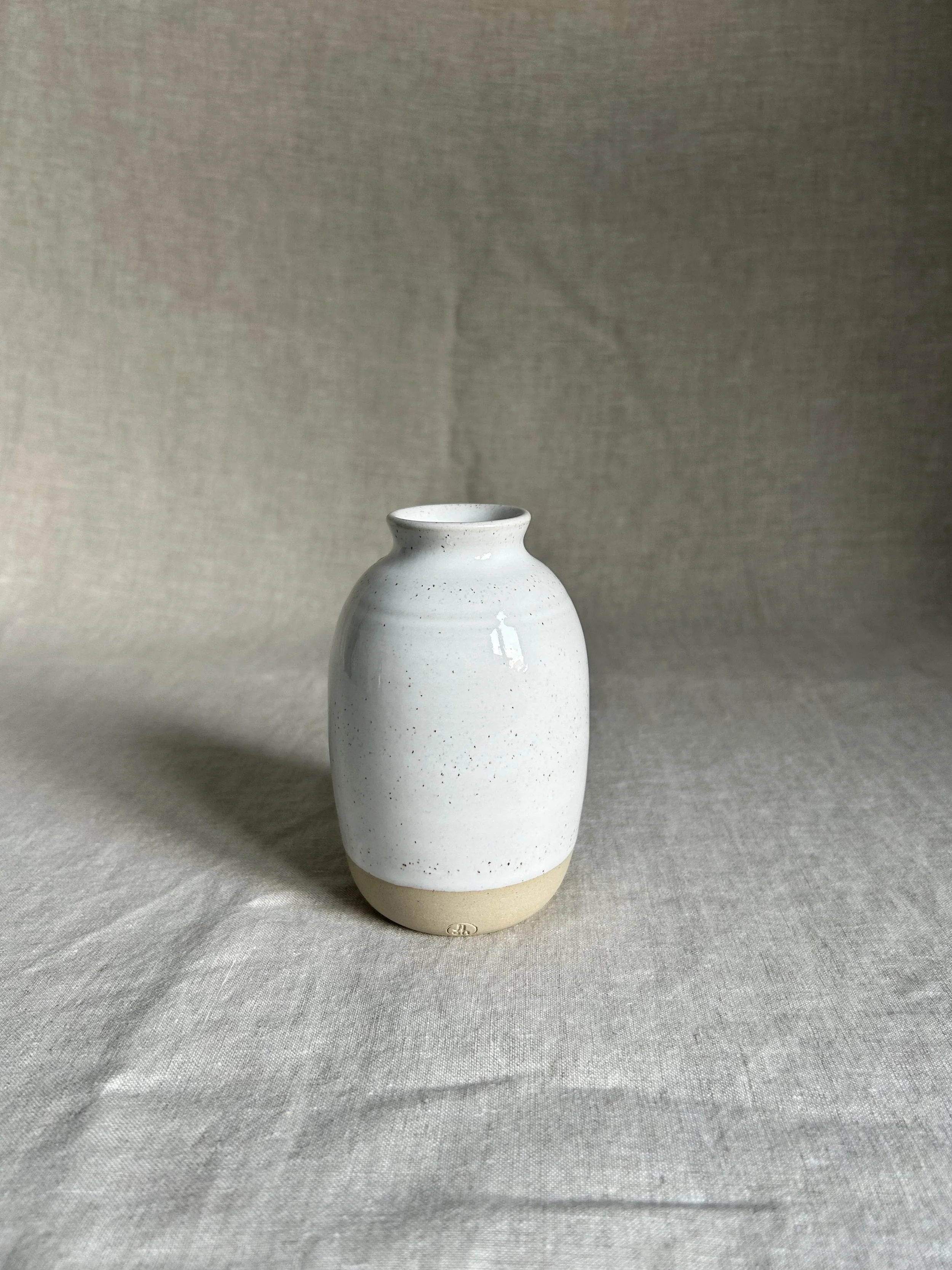 Pearl White Bud Vase