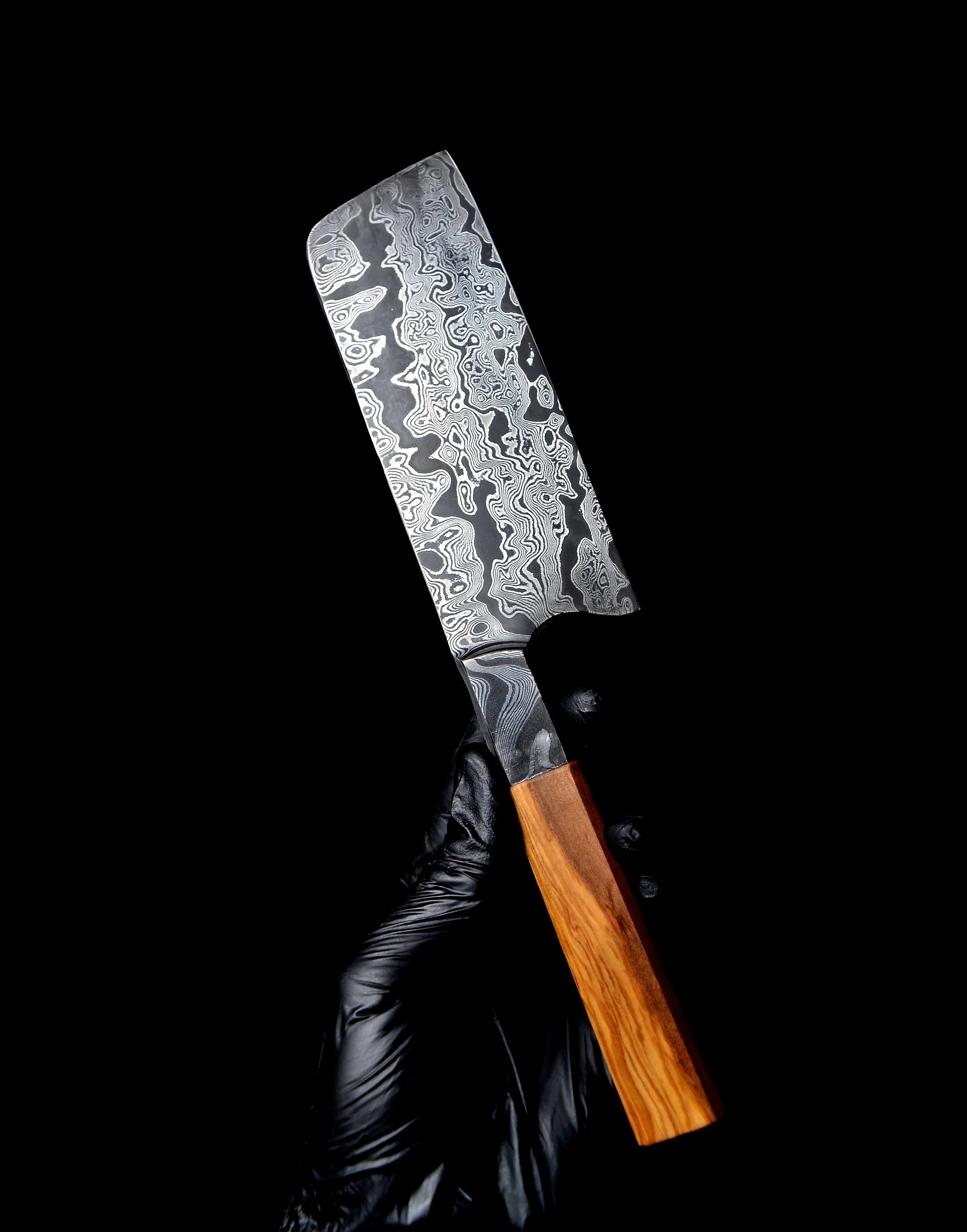 Nakiri random pattern olive handle