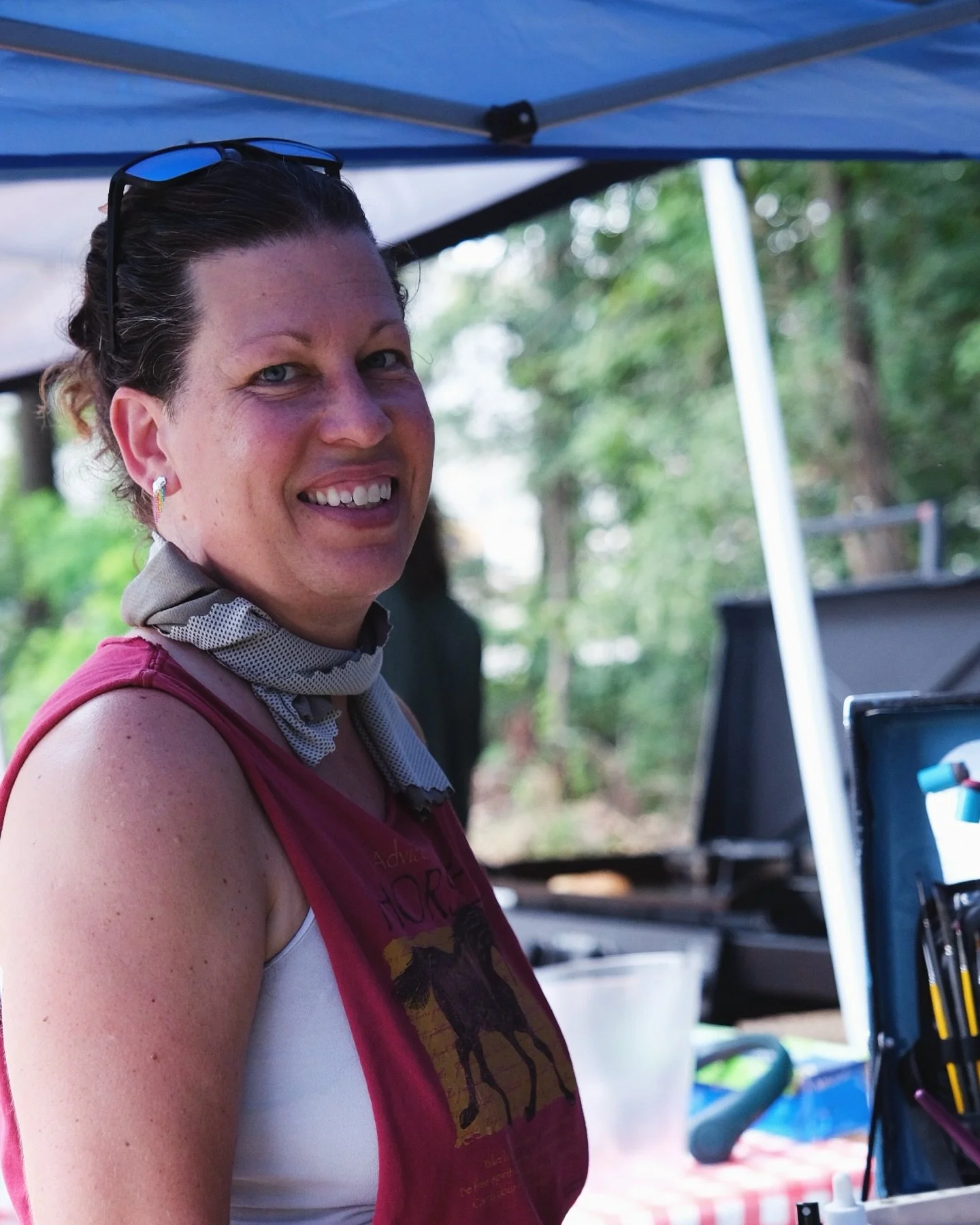 Meet KJ of @facepaintingasheville 🎨✨
KJ is here in Fulton today painting faces &mdash; and tomorrow, you can find them at @triplecrossingmidlo for our End of Summer Kid&rsquo;s Pizza Party! 🍕

Couldn&rsquo;t catch the fun in Fulton? No worries &mda