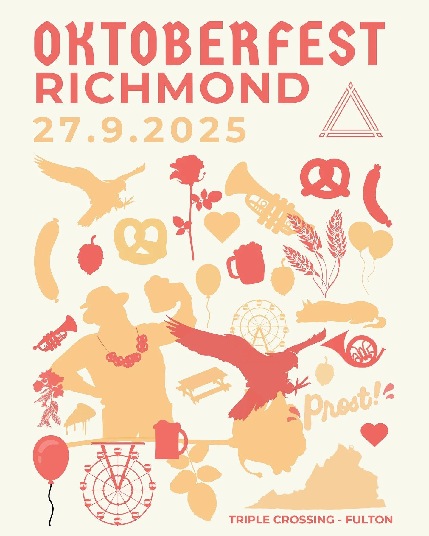🇩🇪🍻 Oktoberfest 2025 lands in Richmond on Saturday, September 27, 12&ndash;5 PM &mdash; exactly one week after the 190th celebration kicks off in Germany!

Our first-ever Oktoberfest brings: Festbier, pretzels, Underberg, German eats, live music, 