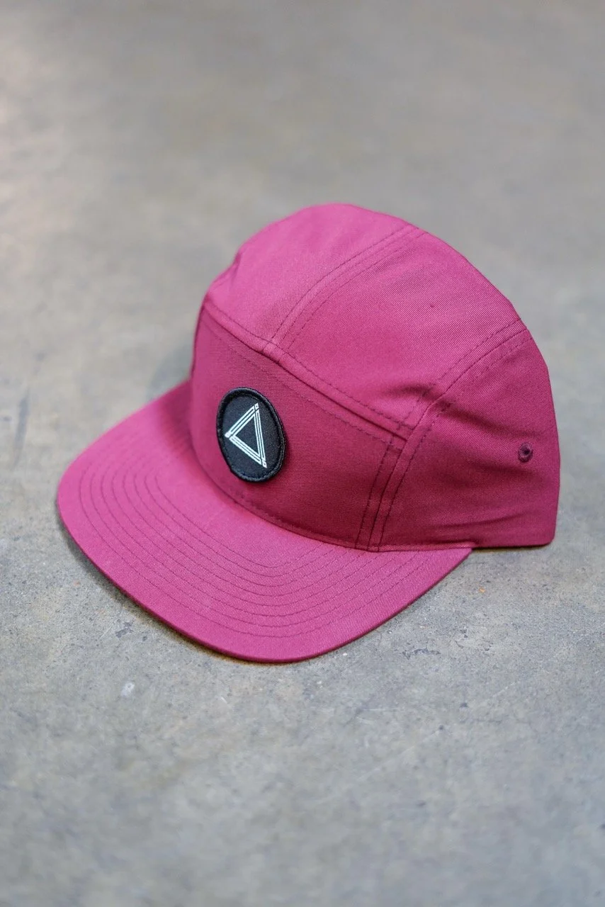 5-Panel Hat with TC Patch (Red or Blue)