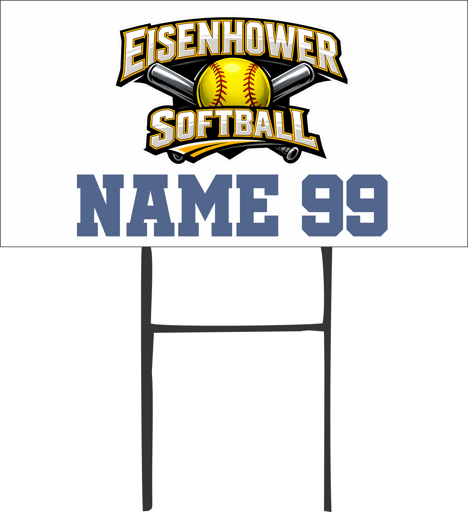Eisenhower Softball Yard Signs
