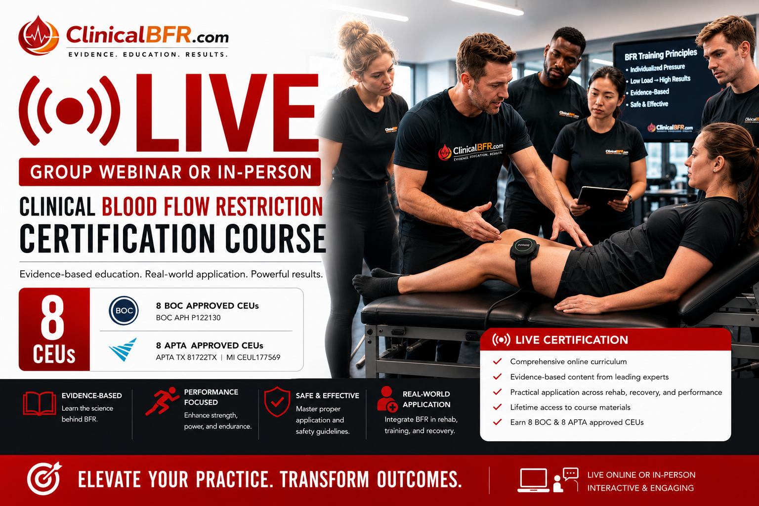 Live Webinar / In-Person - 8 CEUs