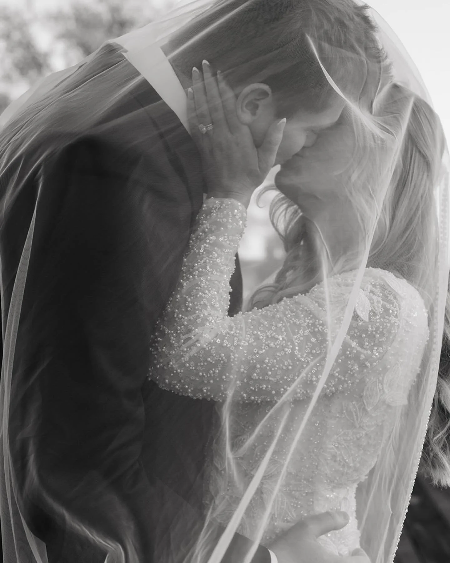 The art of a wedding day lives here&mdash;
in a touch, as they hold each other when no one else is looking. 💭

Creatives:
Planning: @elegantaffairsbydesign 
Beauty: @adorebridalhairandmakeup
Bride: @kayla_uchytil
Cake: @cakesbycarolynn
Dance Floor: 