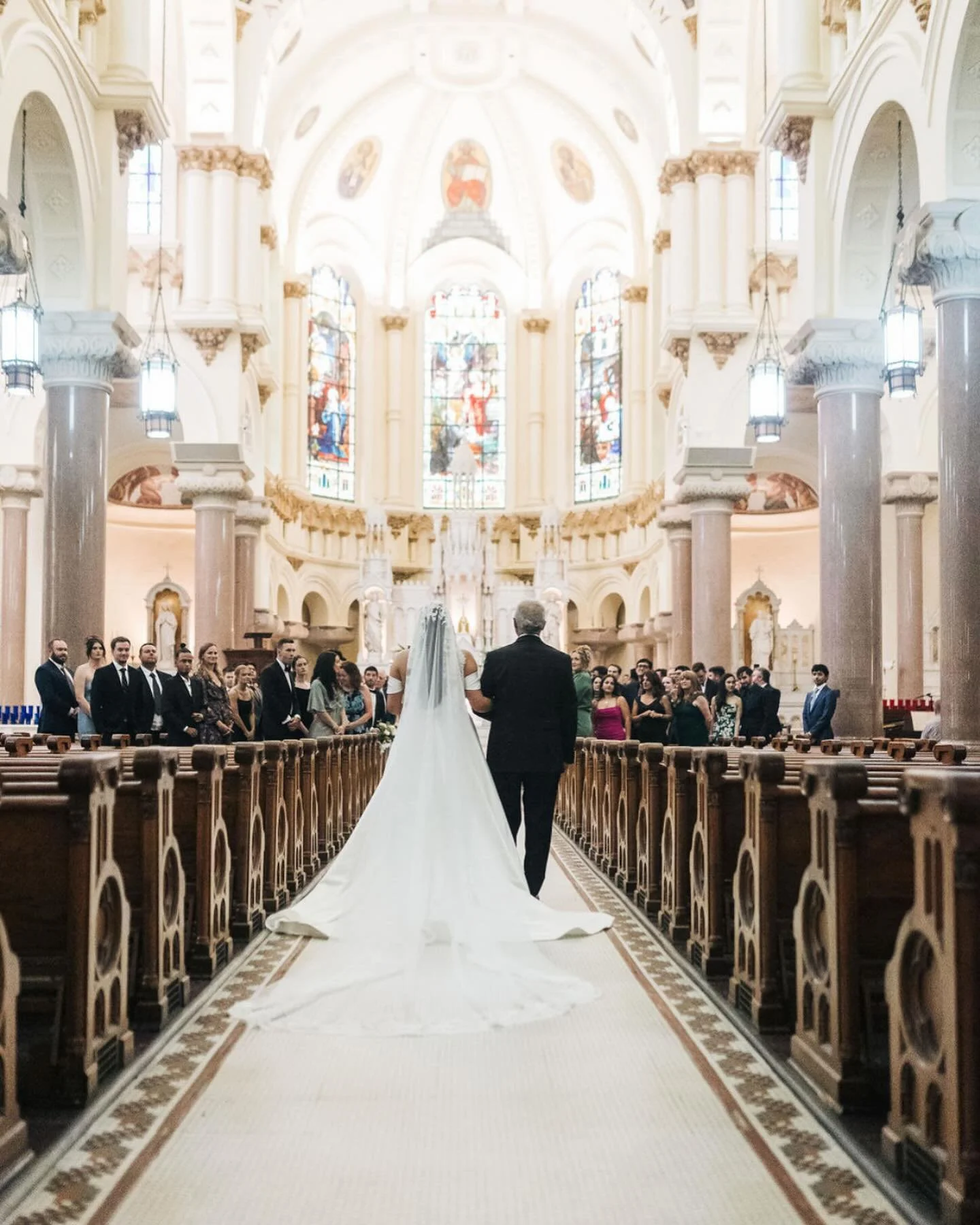 An aisle lined with loved ones, leading straight to forever. 🤍

Creatives: 
Planning &amp; Design: @elegantaffairsbydesign 
Photo: @LyndsayRaePhoto 
Video: @ShannonKellyFilms
Content Creator: @Brookeand.co
Bride&rsquo;s Jewelry: @Mavilo_Wholesalers
