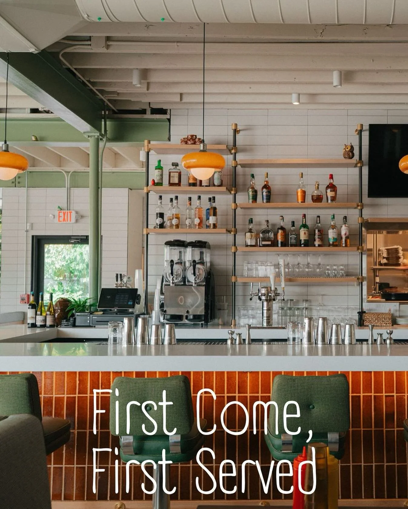 FCFS /  We&rsquo;ve waffled on the pros and cons of offering reservations at a casual, neighborhood restaurant. While necessary in the opening weeks to control pacing, volume and our ability to execute to our own standards, that guardrail is no longe