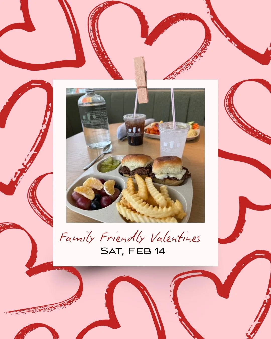 Love is in the air&hellip; and on the table 🍝💌

Grab your little lovebirds and join us for a family-friendly Valentine&rsquo;s Dinner at Three Birds! Because celebrating love should include the whole flock 🕊️💗

✨ KIDS EAT FREE ✨
On Saturday 2/14 