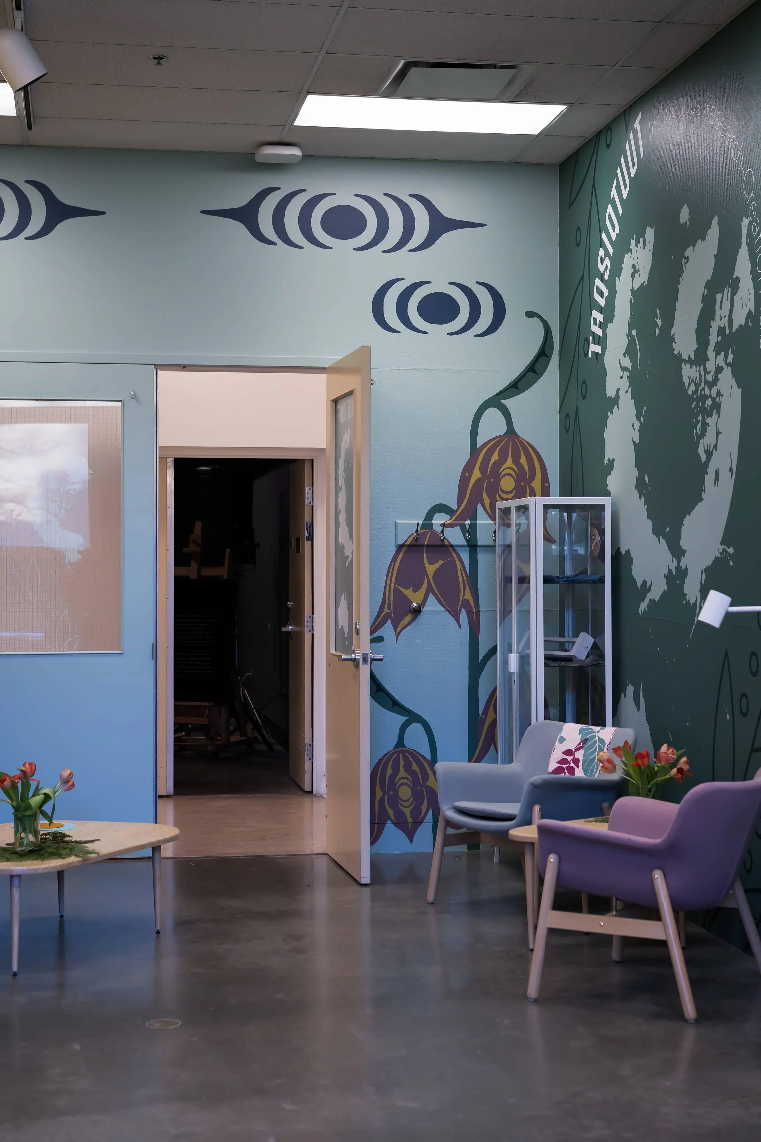Taqsiqtuut Indigenous Research-Creation Lab Mural