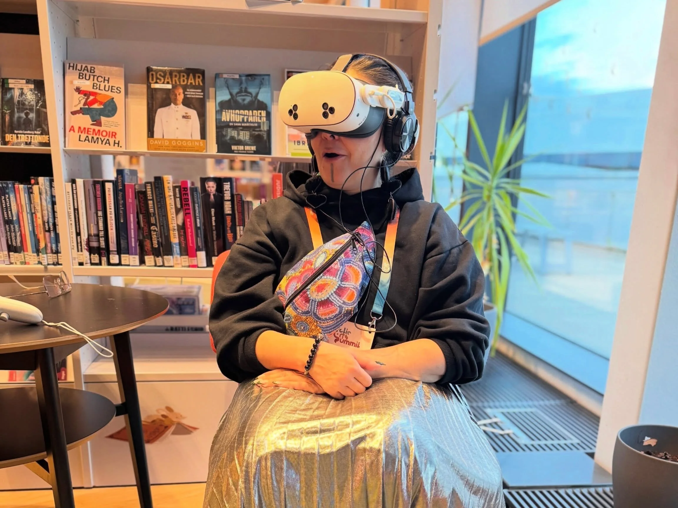 Taqsiqtuut Lab was thrilled to share qiaqsutuq VR,&nbsp;an immersive virtual reality experience, at the 2026 @arcticartssummit. qiaqsutuq&nbsp;was created in collaboration by five Inuit artists from across Inuit Nunaat:&nbsp;Coco Apunnguaq Lynge (Kal