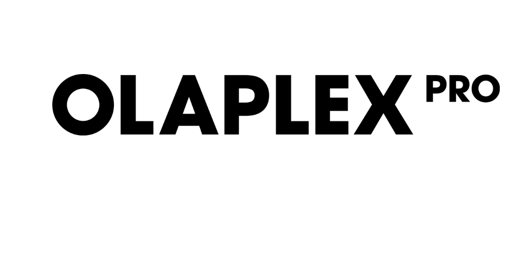 OLAPLEX PRO logo in black text on a white background.