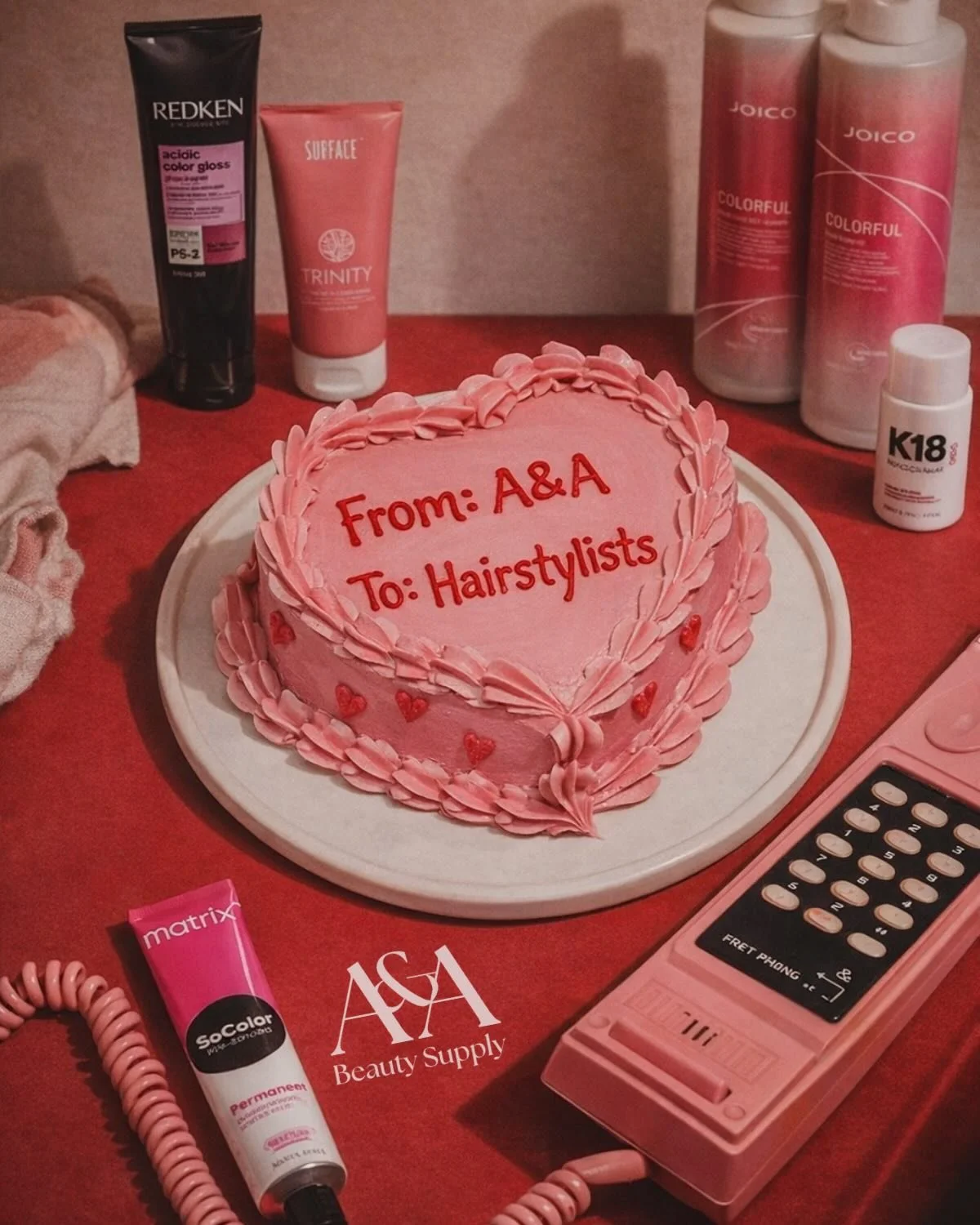 We baked up something sweet just for you 💗

10% OFF + Free Shipping for our Valentine&rsquo;s Sale, February 7 &amp; 8.

Shop online or order through your A&amp;A Sales Consultant.
 
Xoxo,
A&amp;A Beauty Supplies
 
#aabsny #rochesterhair #nyhairstyl
