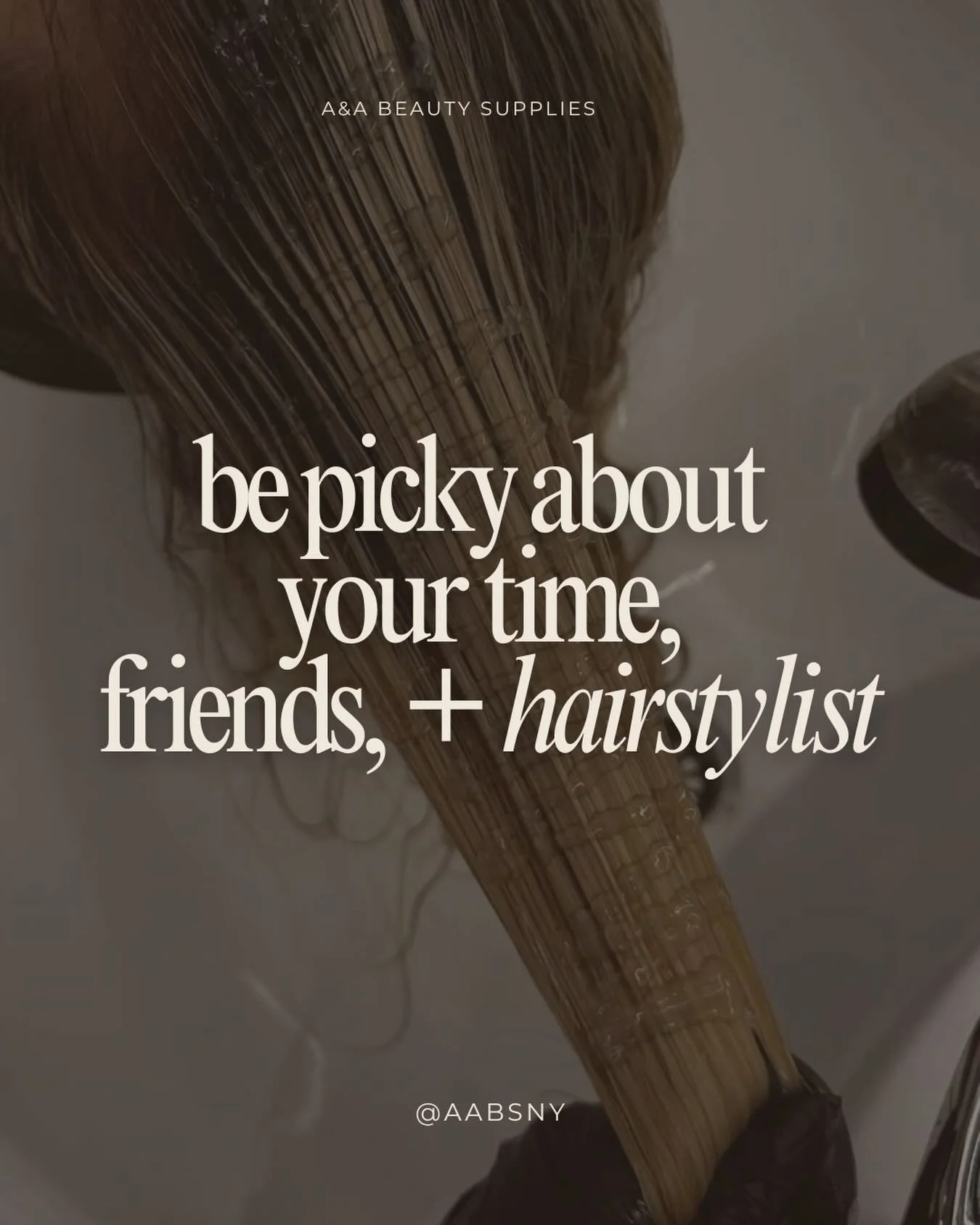 Lifes all about choices and choosing the right hairstylist is a big one.
 
#aabsny #hairstylist #salonlife #hairstylistlife