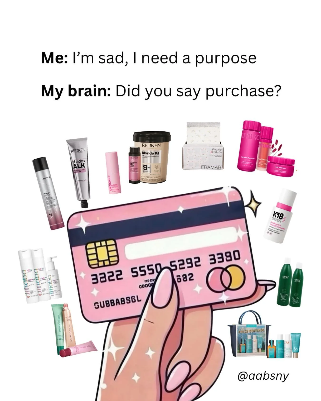 Sometimes you just need to buy yourself a little something&hellip;
 
#aabsny #hairstylistlife #salonlife