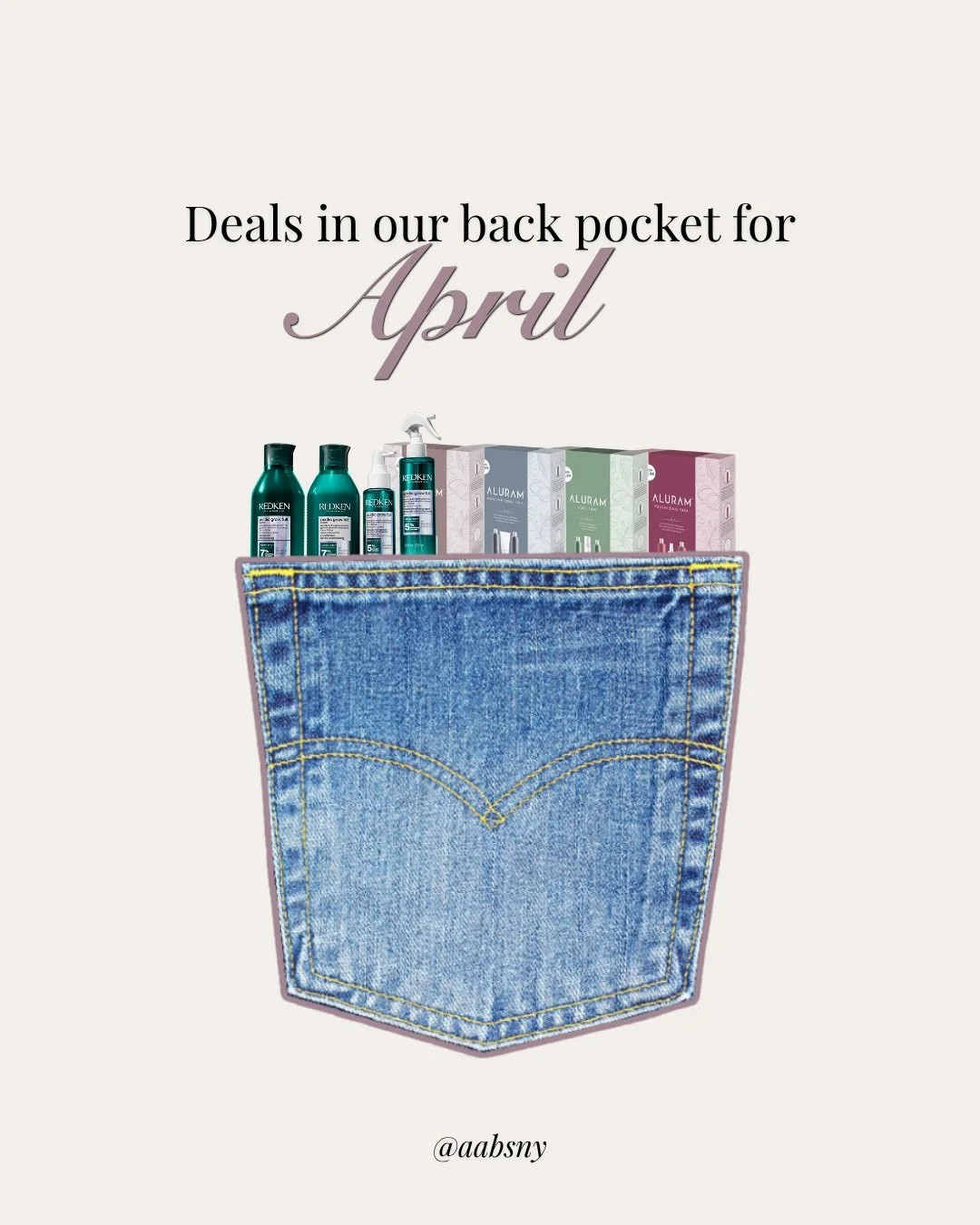 Keeping these deals in our back pocket for the whole month of April 🌷😉
 
#aabsny #nyhairstylist #rochesterhair #albanyhair #professionalhaircare