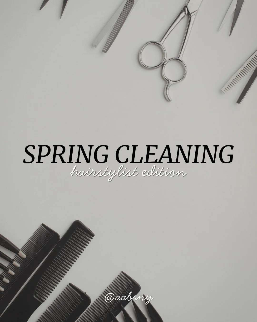 spring cleaning: hairstylist edition ✂️
refresh your station, restock on the essentials, and start spring on the right foot 🌸
&zwnj;
#StylistEssentials #BehindTheChair #aabsny #hairstylist