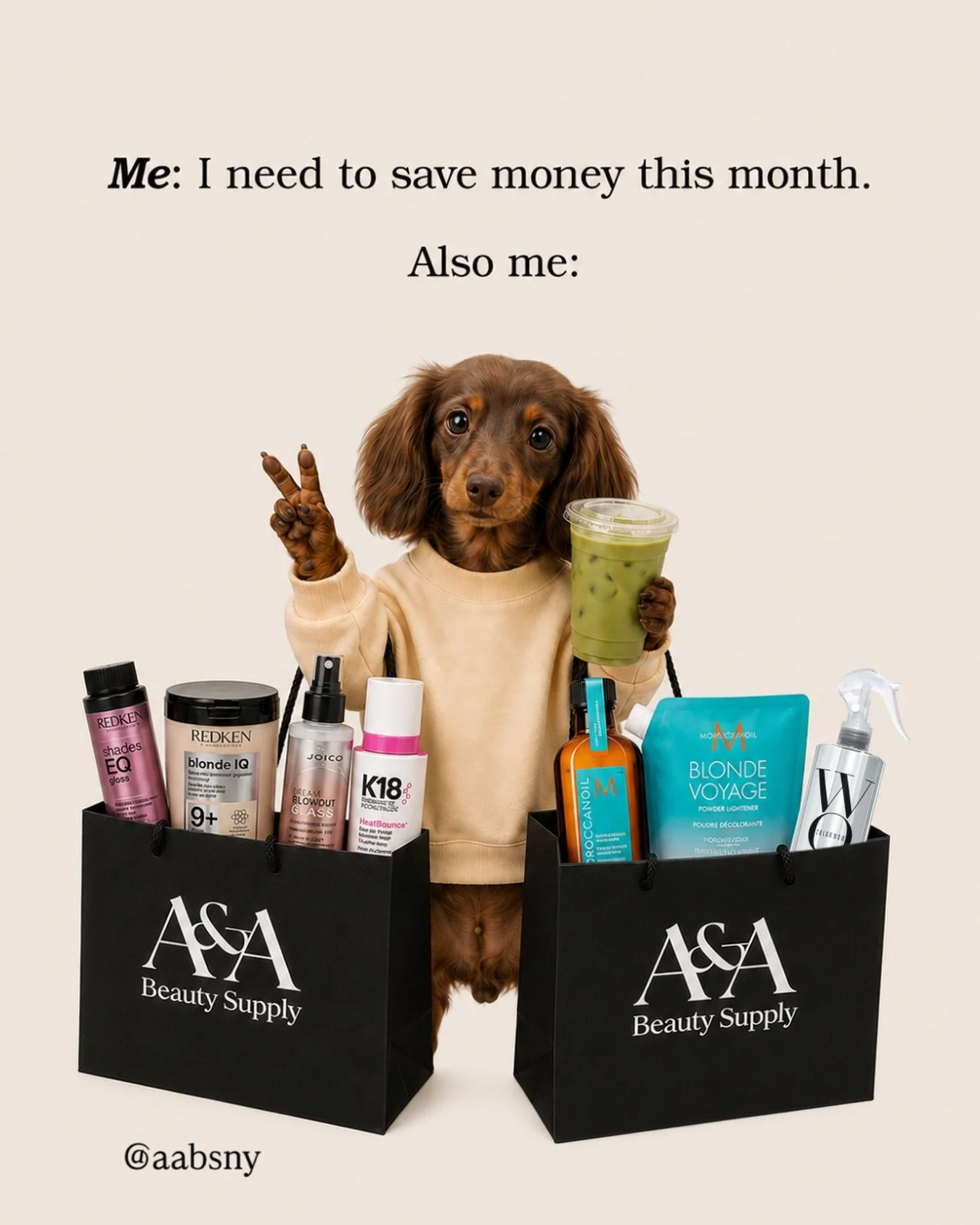Some people impulse buy clothes. We impulse buy hair products. 

#aabsny #salonlife #hairstylistlife