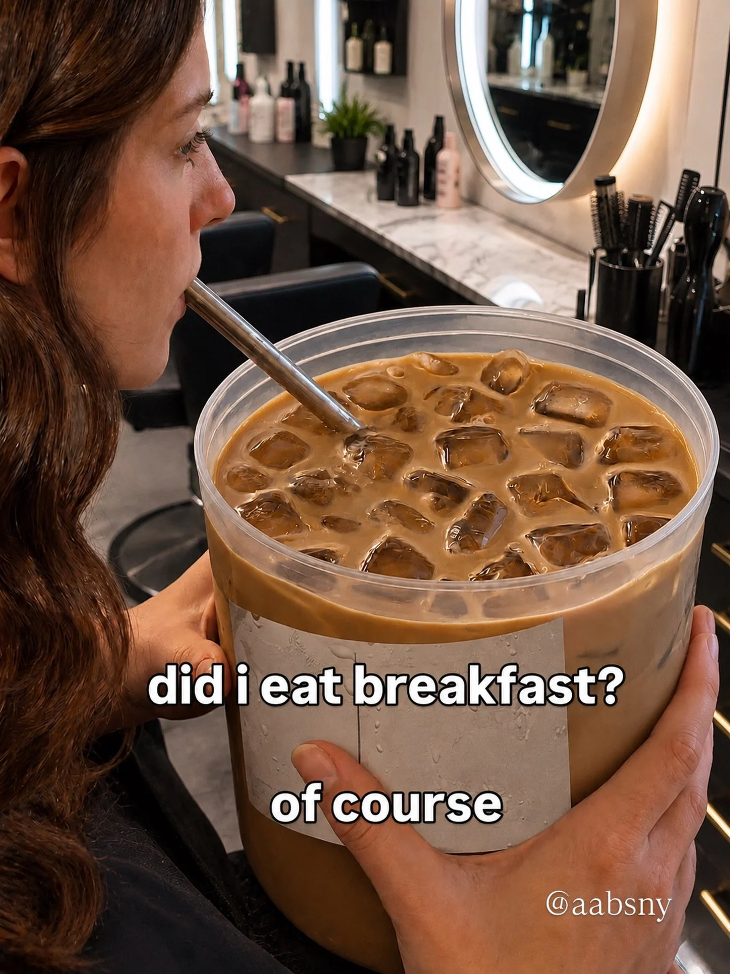 As a hairstylist&hellip;.How often do you have coffee for breakfast??!